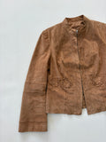 🔒 908 / Nine West Brown Suede Jacet