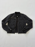🔒 910 / Black Zip Up Denim Jacket