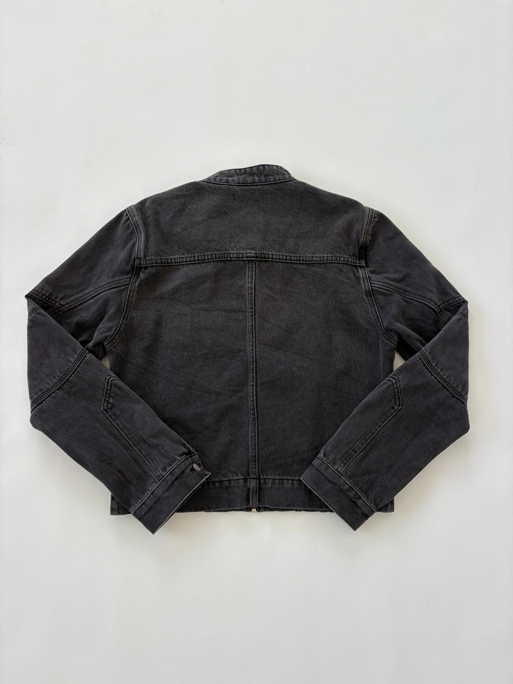 🔒 910 / Black Zip Up Denim Jacket