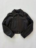 🔒 1002 / Vintage Politix Genuine Leather Jacket