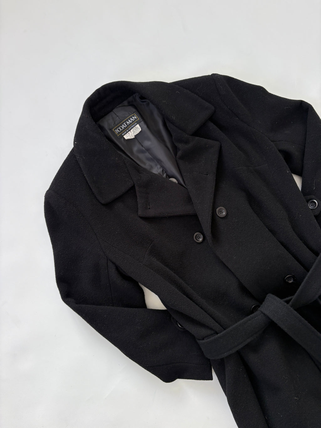 🔒 1037 / Black Trench Coat