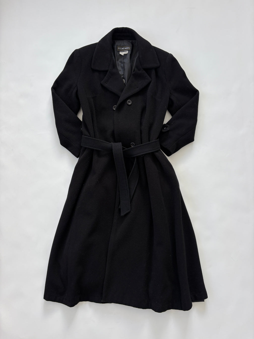 🔒 1037 / Black Trench Coat