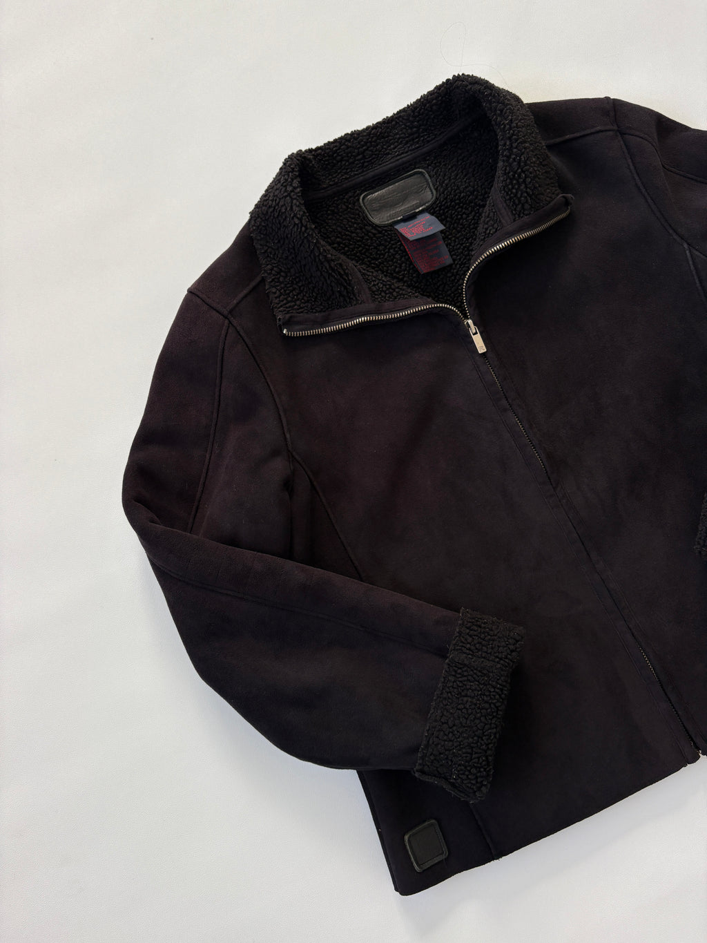1055 / Black Suede Ralph Lauren 'Teddy' Jacket