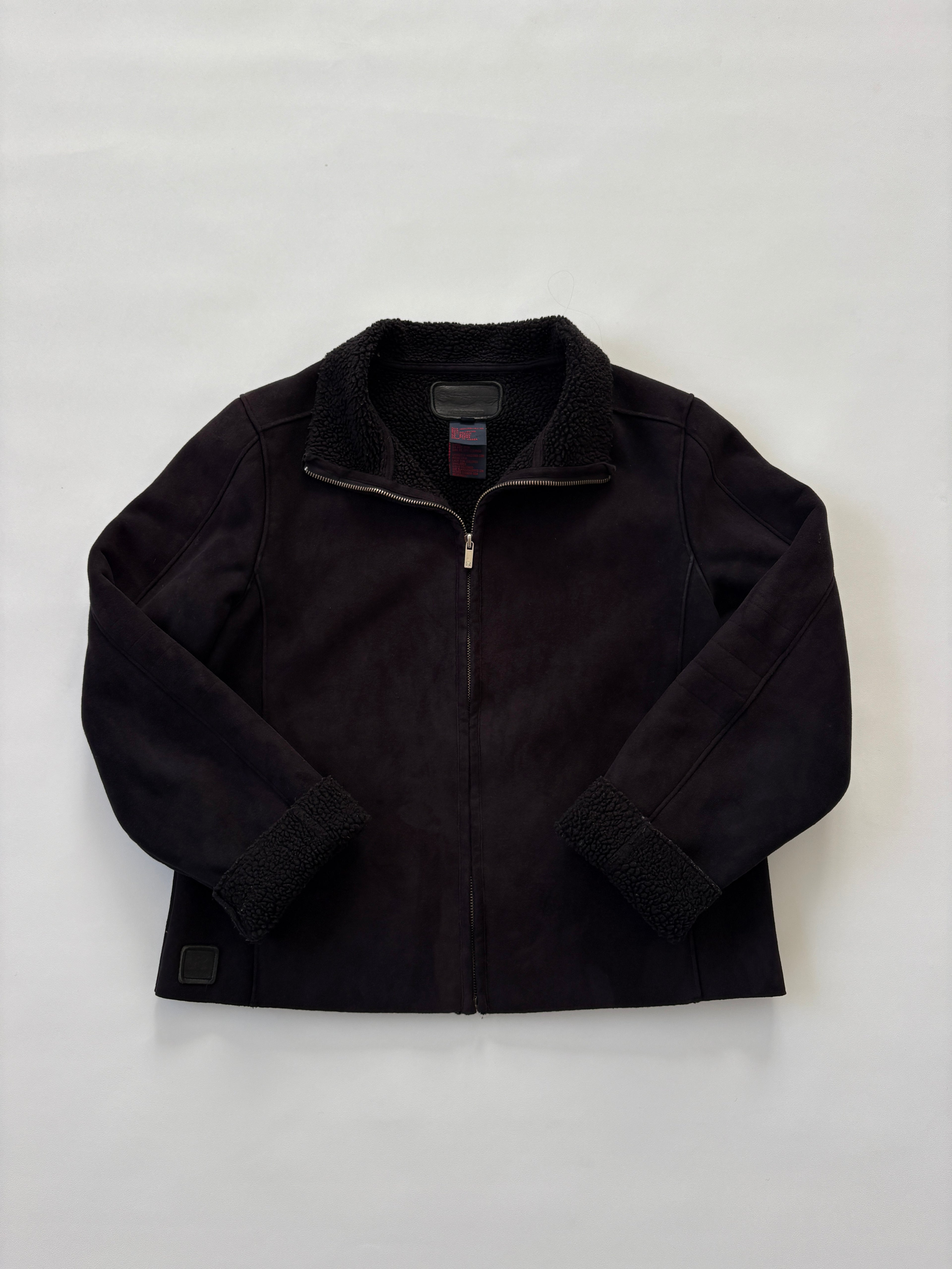 1055 / Black Suede Ralph Lauren 'Teddy' Jacket