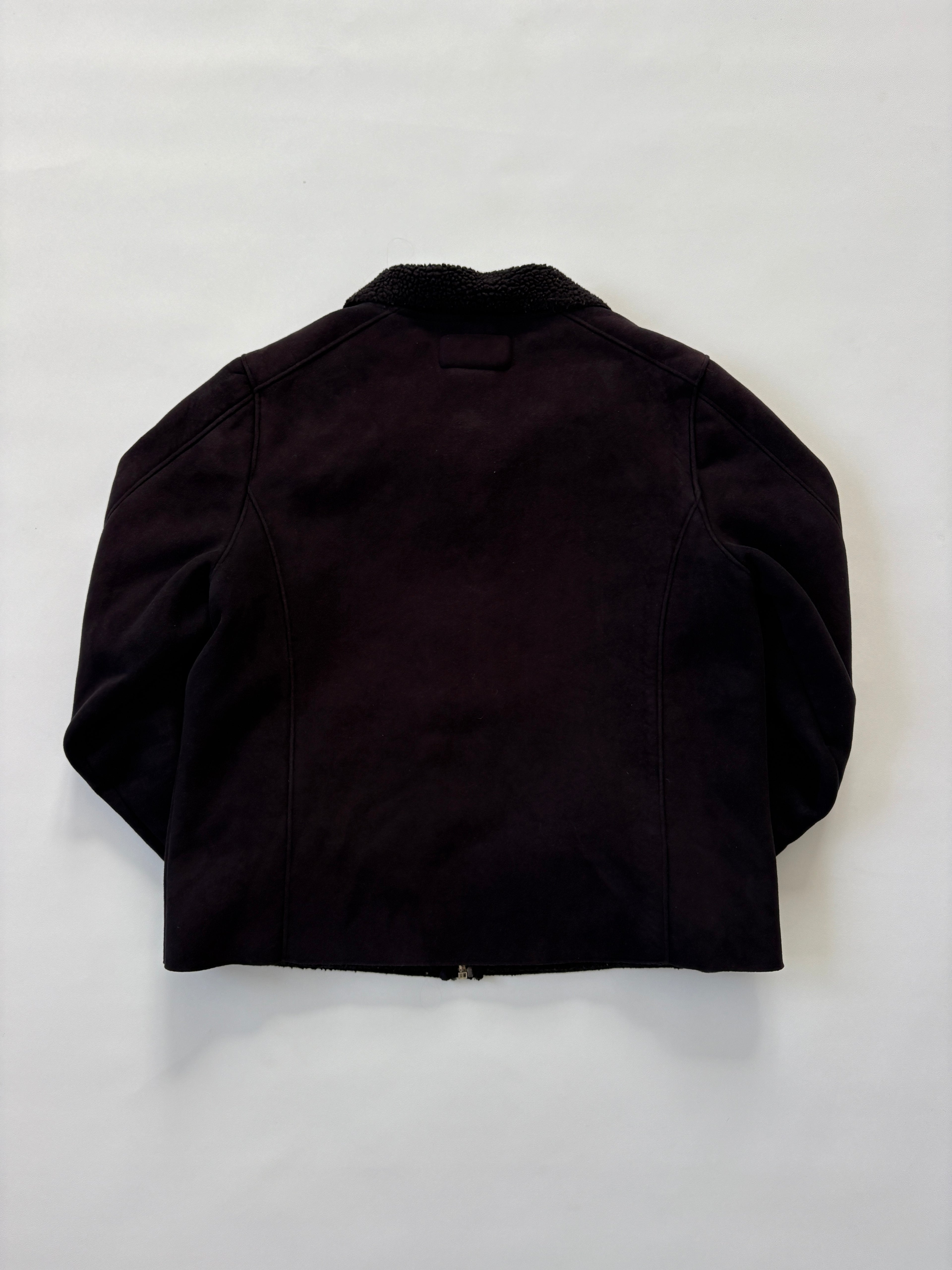 1055 / Black Suede Ralph Lauren 'Teddy' Jacket