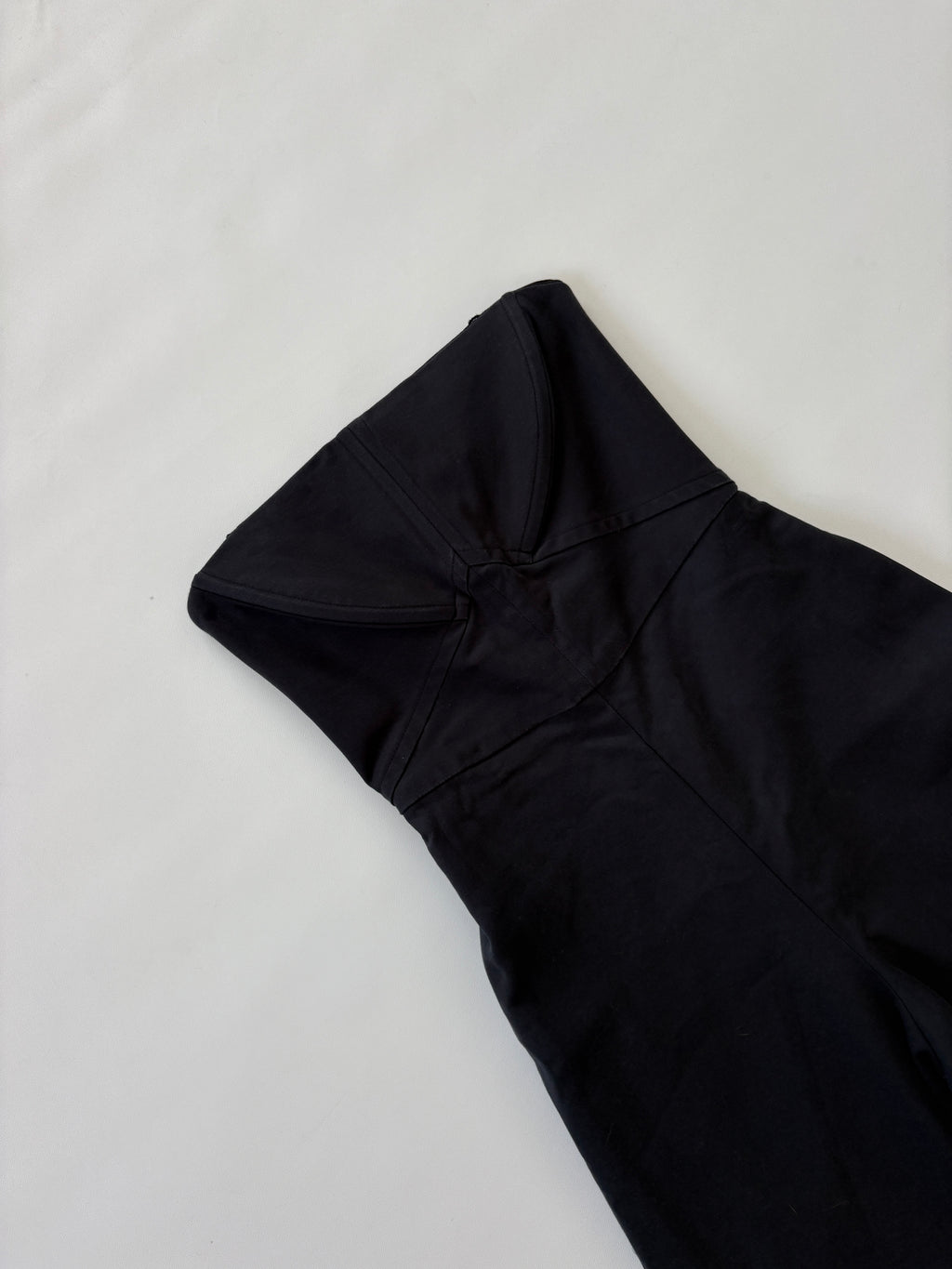1060 / Portmans Black Strapless Jumpsuit
