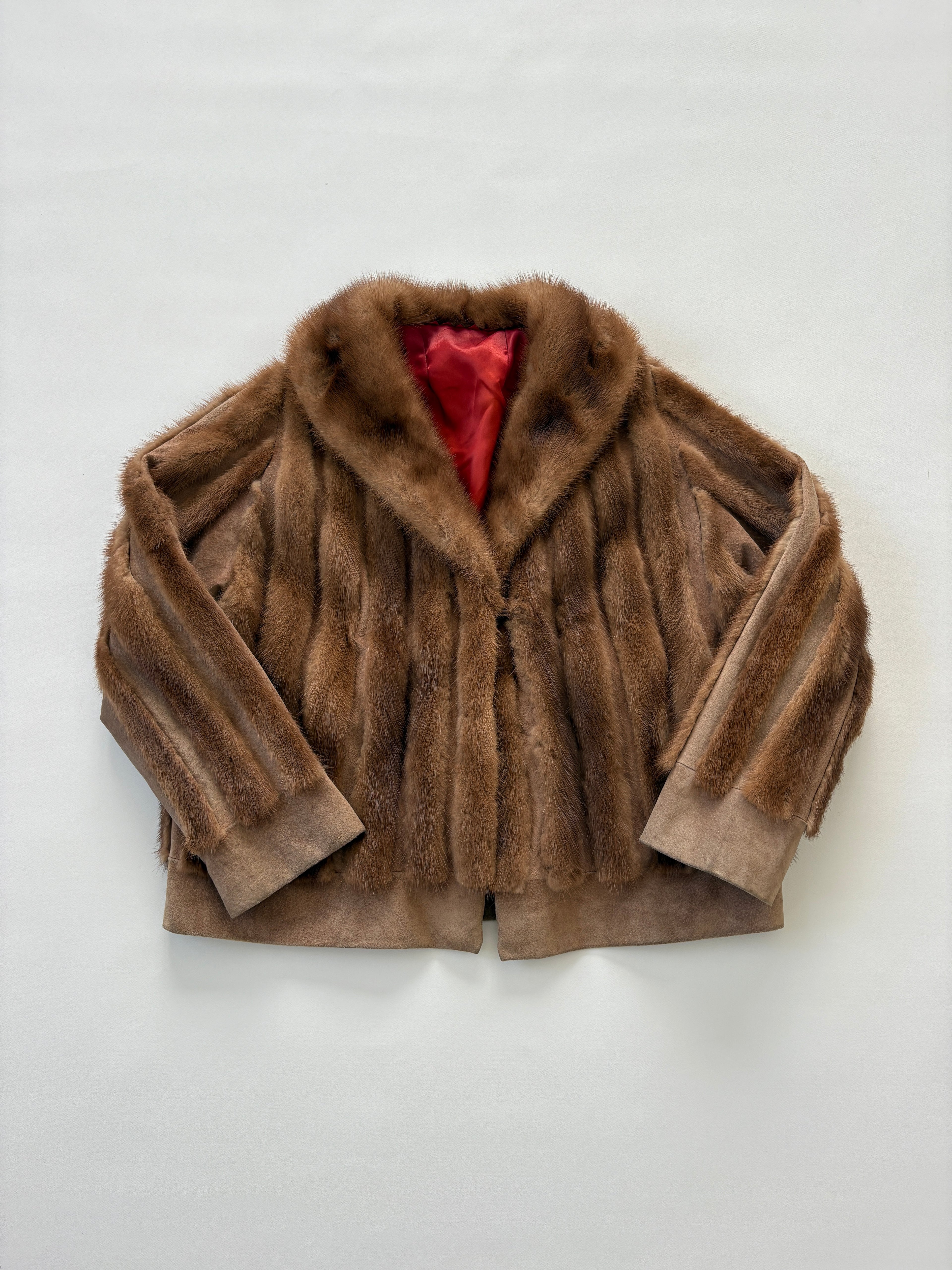 🔒 1065 / Suede & Fur Jacket