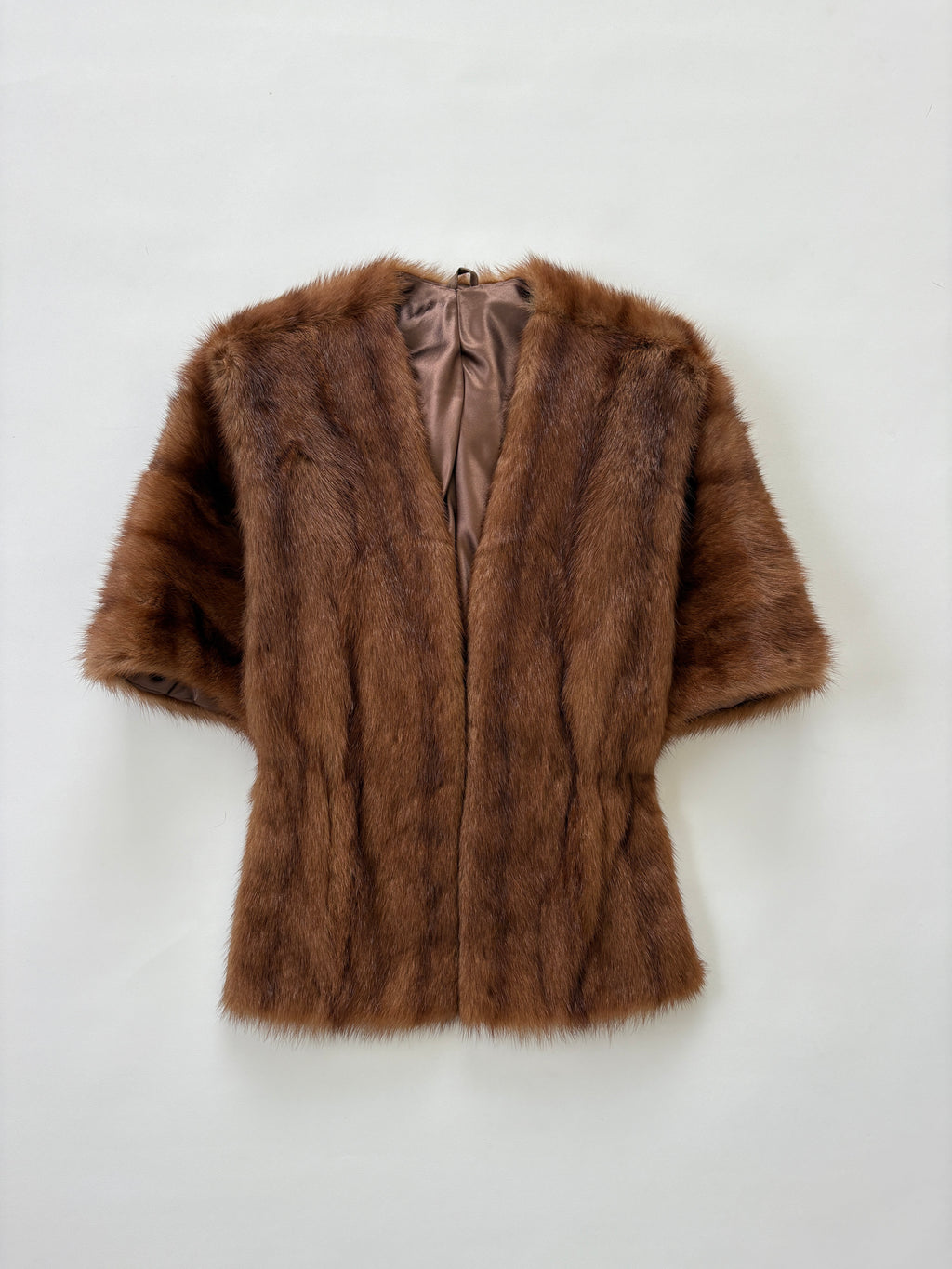 1066 / Fur 'Over The Shoulder' Cardigan