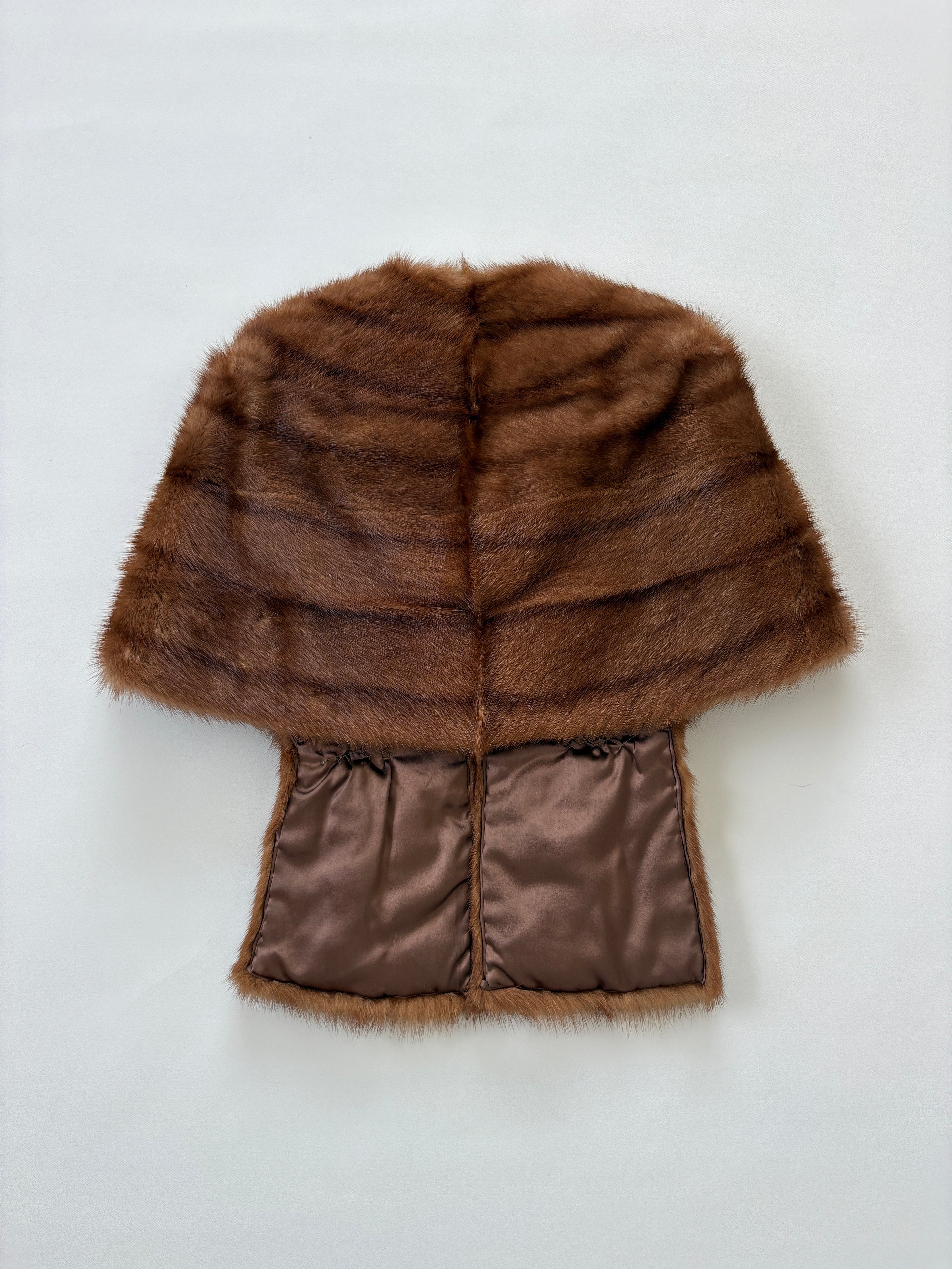 1066 / Fur 'Over The Shoulder' Cardigan