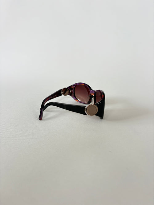 1073 / Oroton Purple & Black Sunglasses