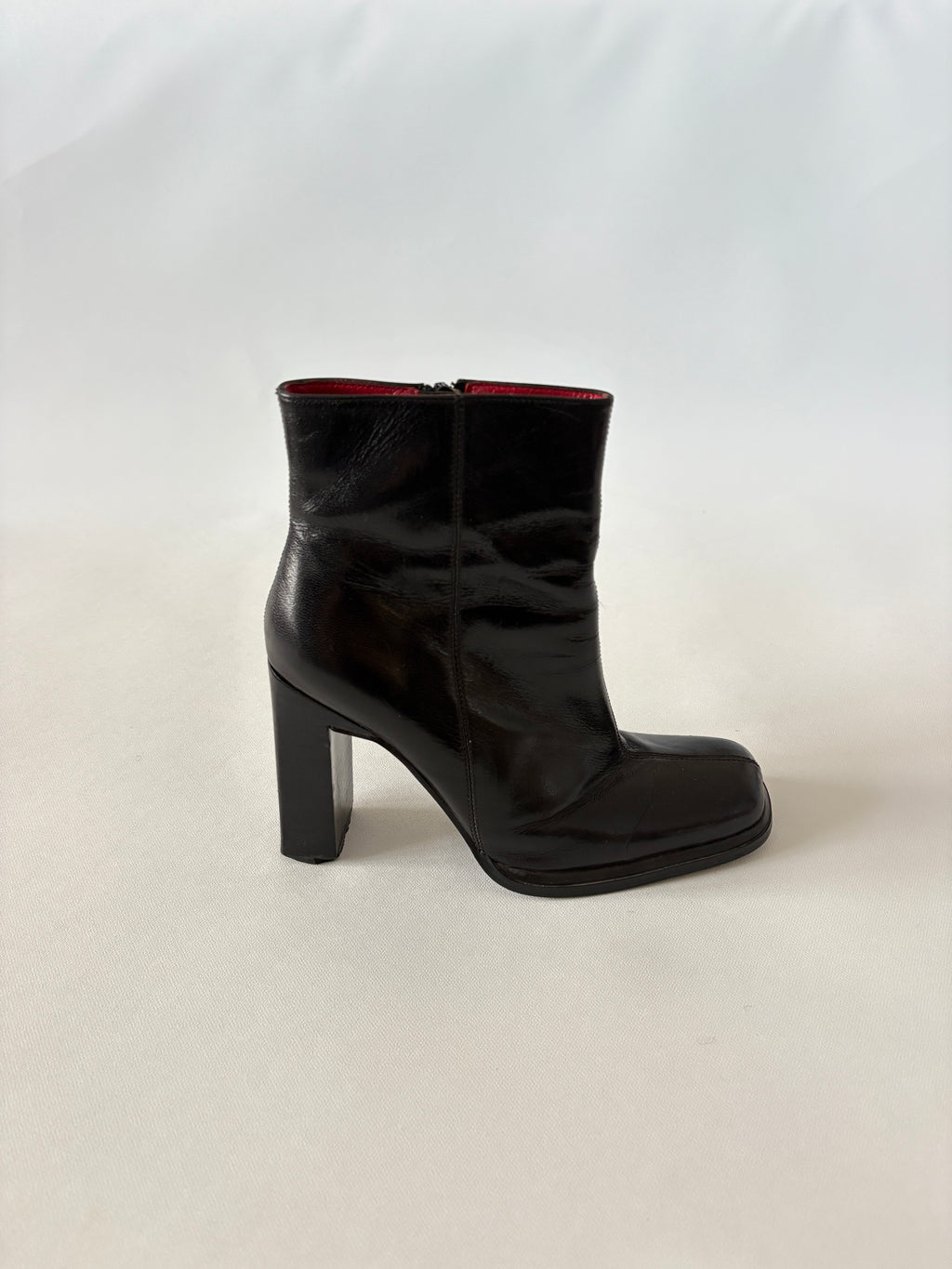 1097 / Mollini Black Leather Boots