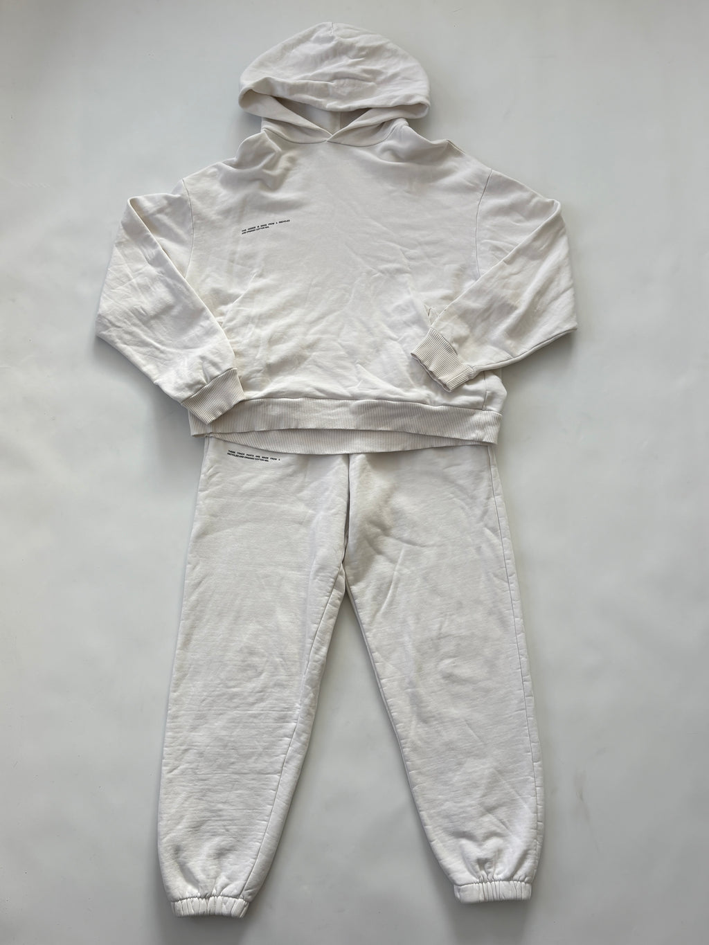 1104 & 1105 / Pangaia White '365' Tracksuit Set