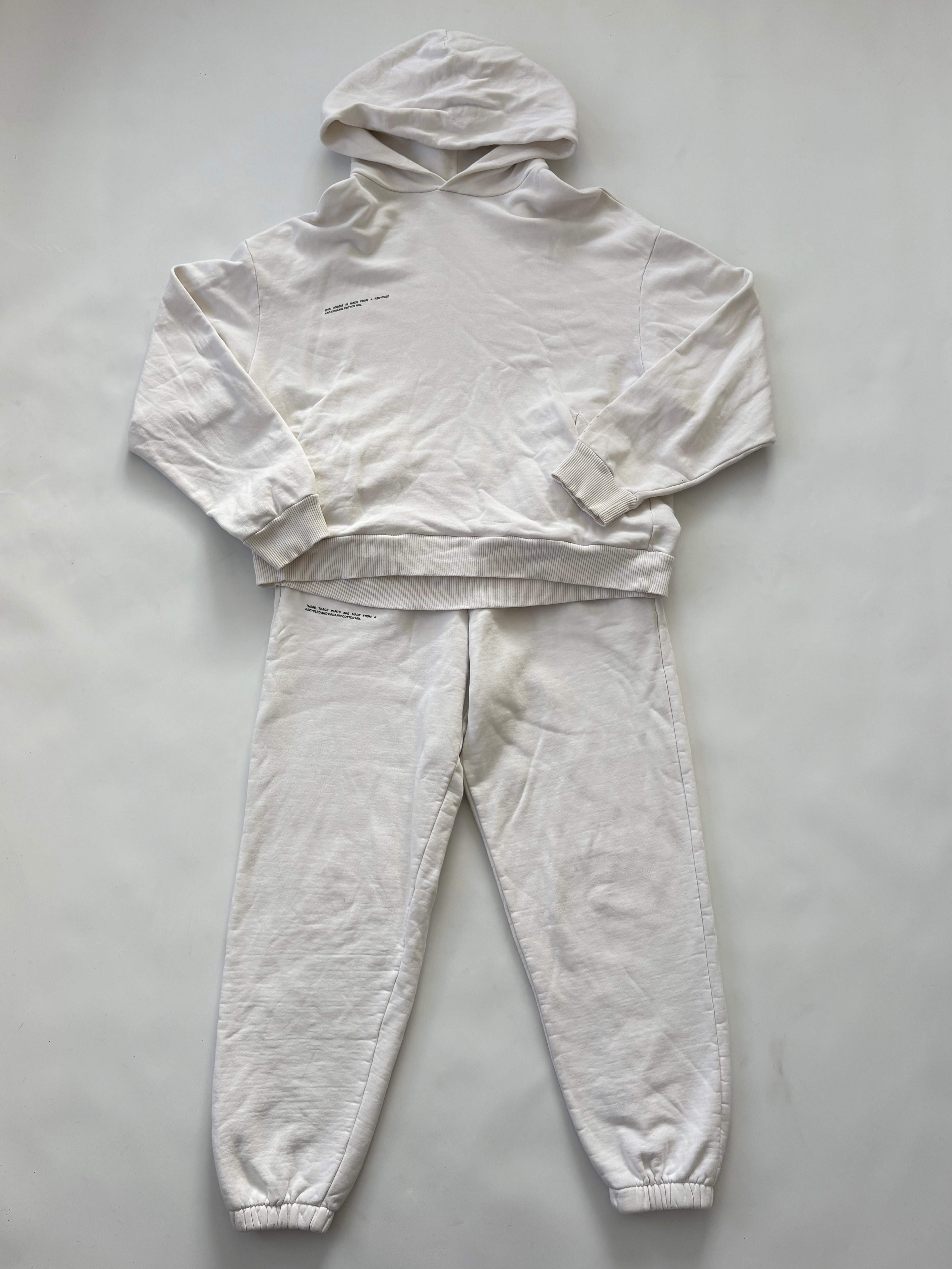 1104 & 1105 / Pangaia White '365' Tracksuit Set