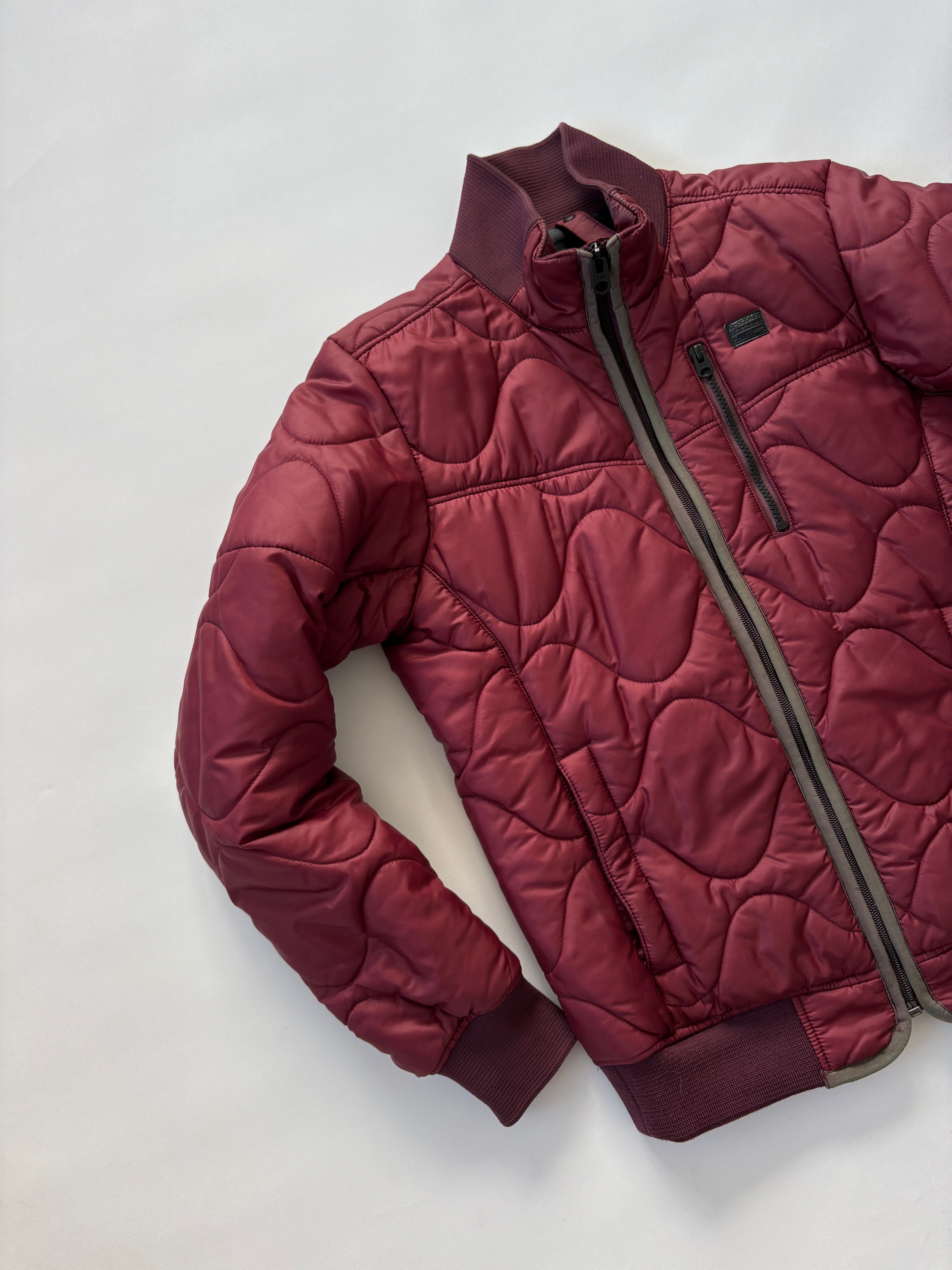 🔒 1109 / G-Star Raw Burgundy Bomber Jacket