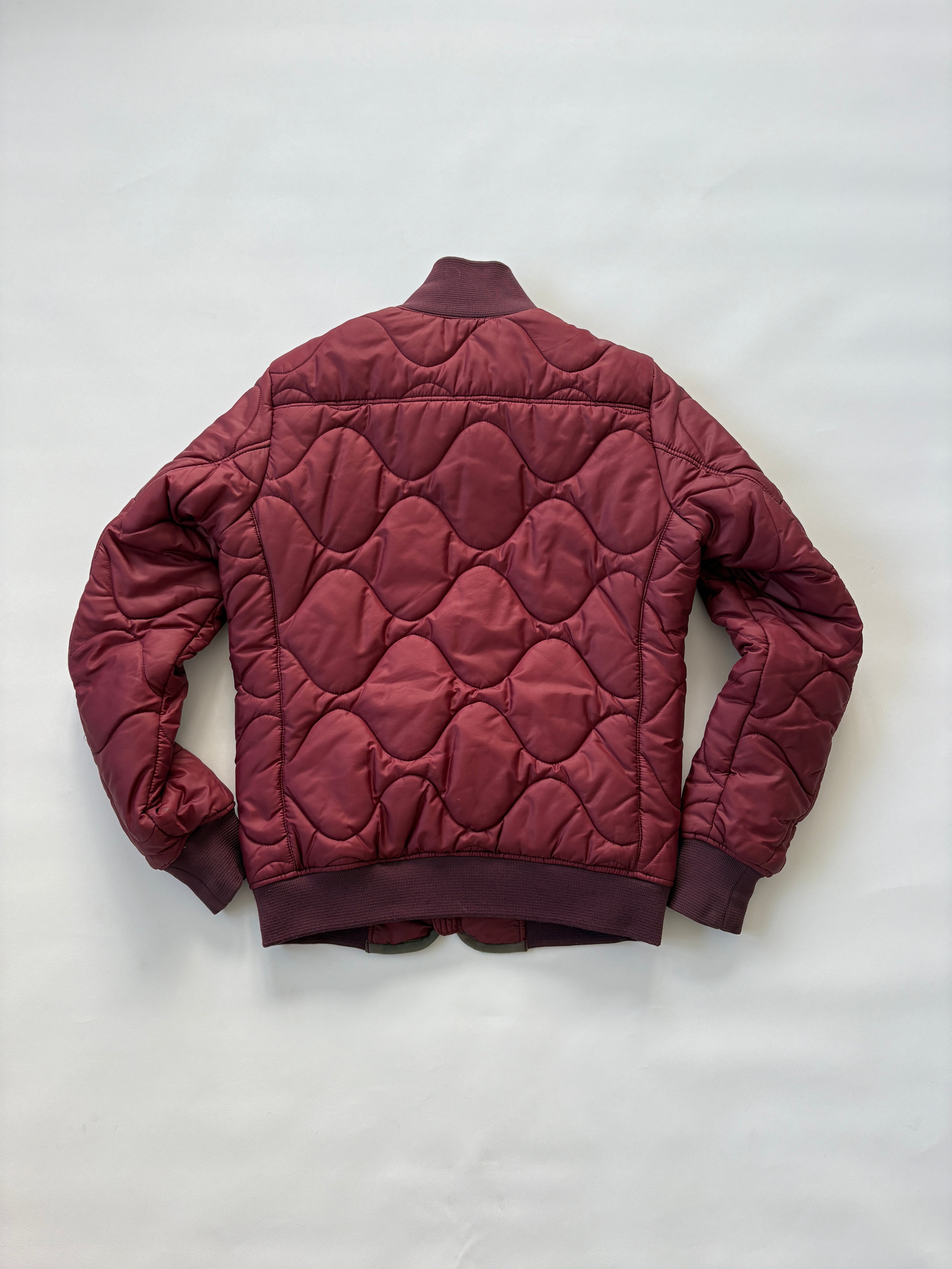 🔒 1109 / G-Star Raw Burgundy Bomber Jacket