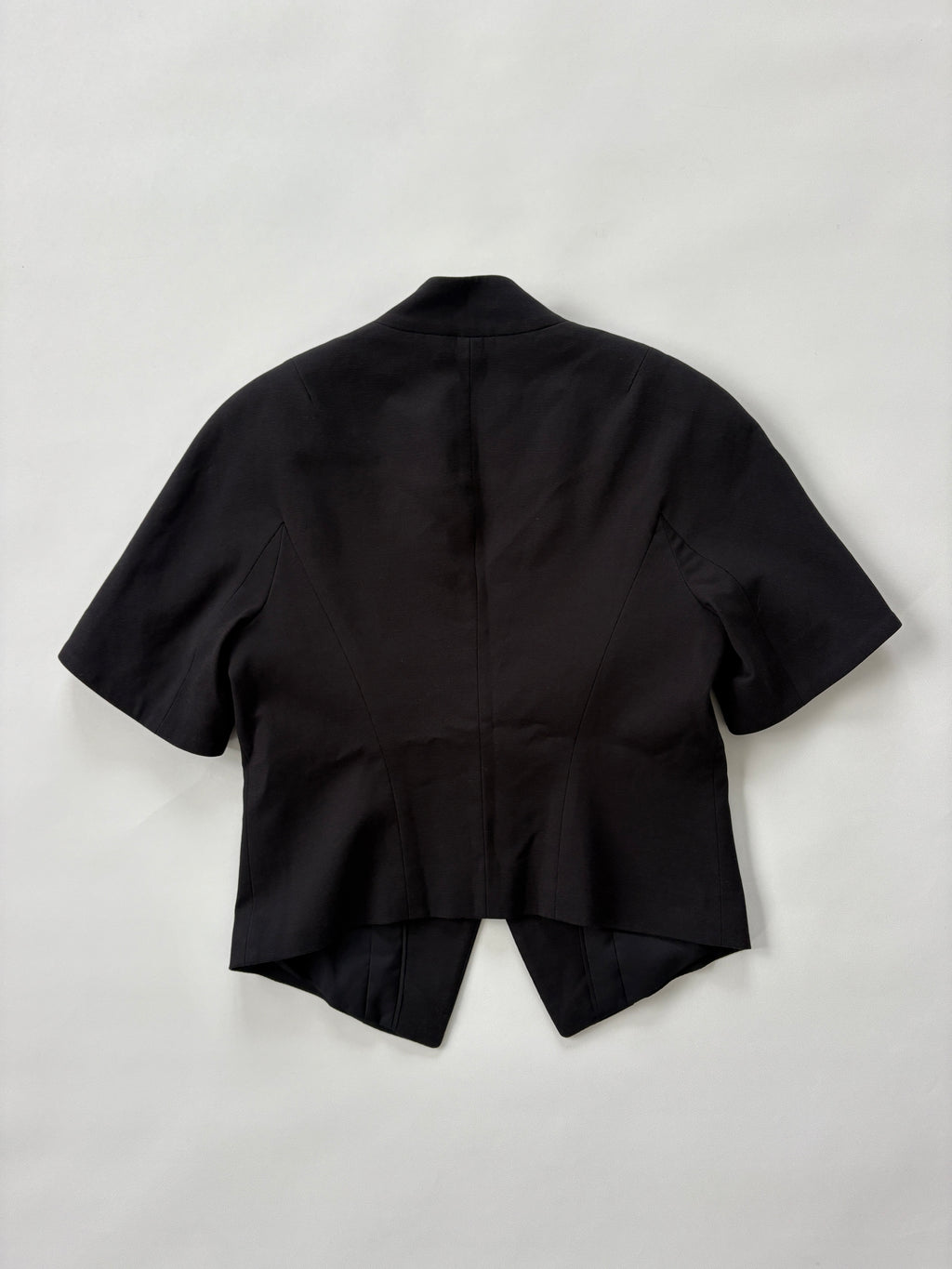 1120 / Black Veronkia Maine Short Sleeve Blazer