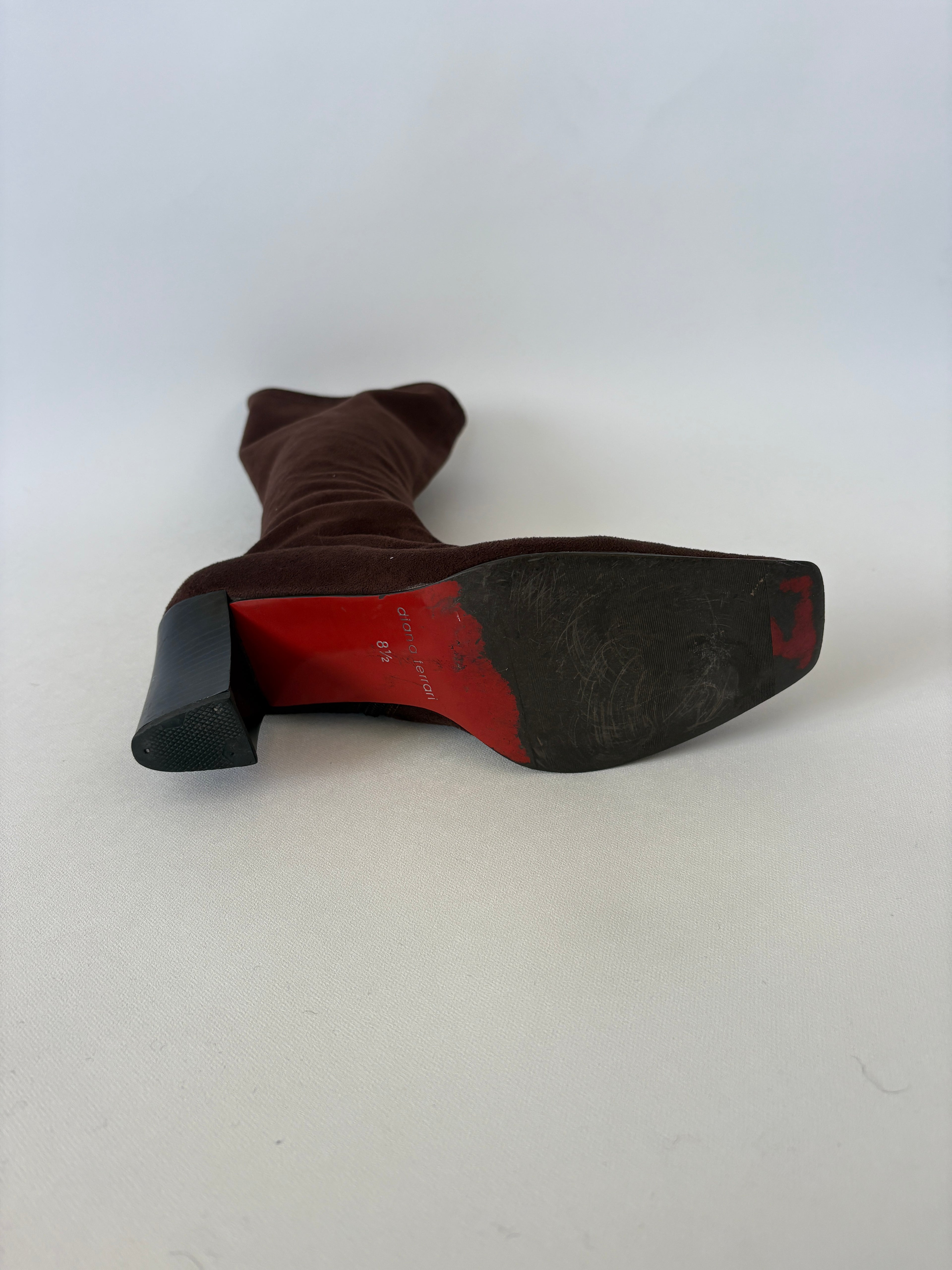 1133 / Vintage Brown Diana Fierrari Suede Boots
