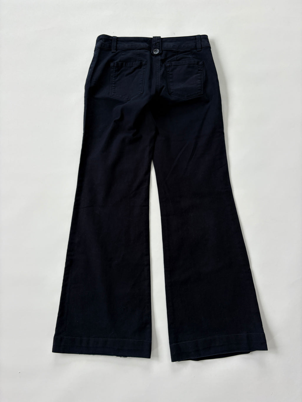 1160 / Navy Gap Wide Leg Low Rise Pants