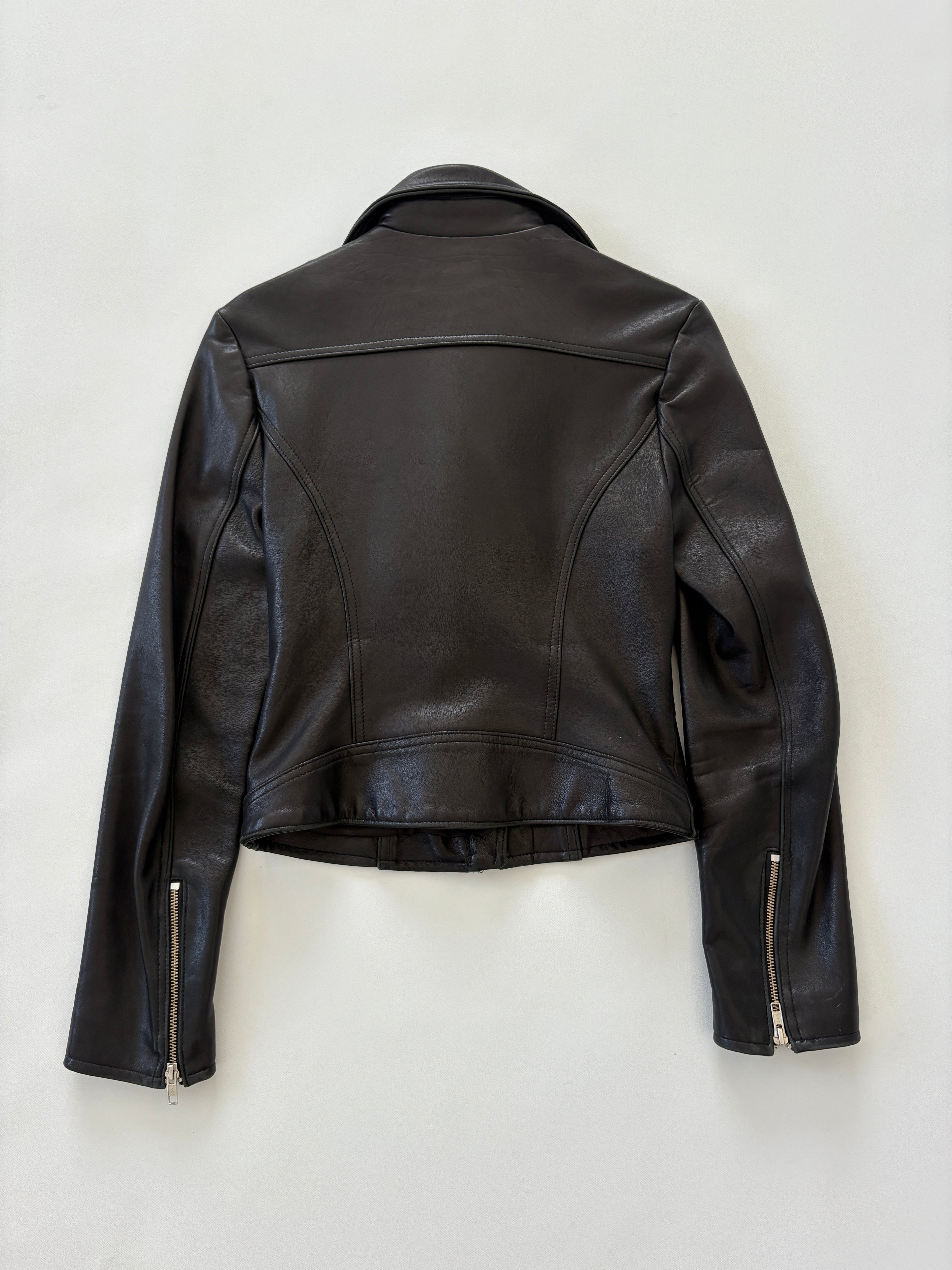 🔒 1171 / Black SāRAY Leather Jacket