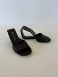🔒 1197 / Black United Nude 'Mobius' Leather Heels w/ Dust Bag