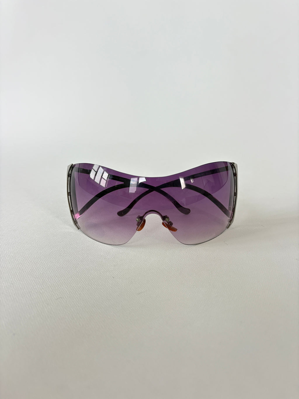 1202 / Purple Shield Sunglasses