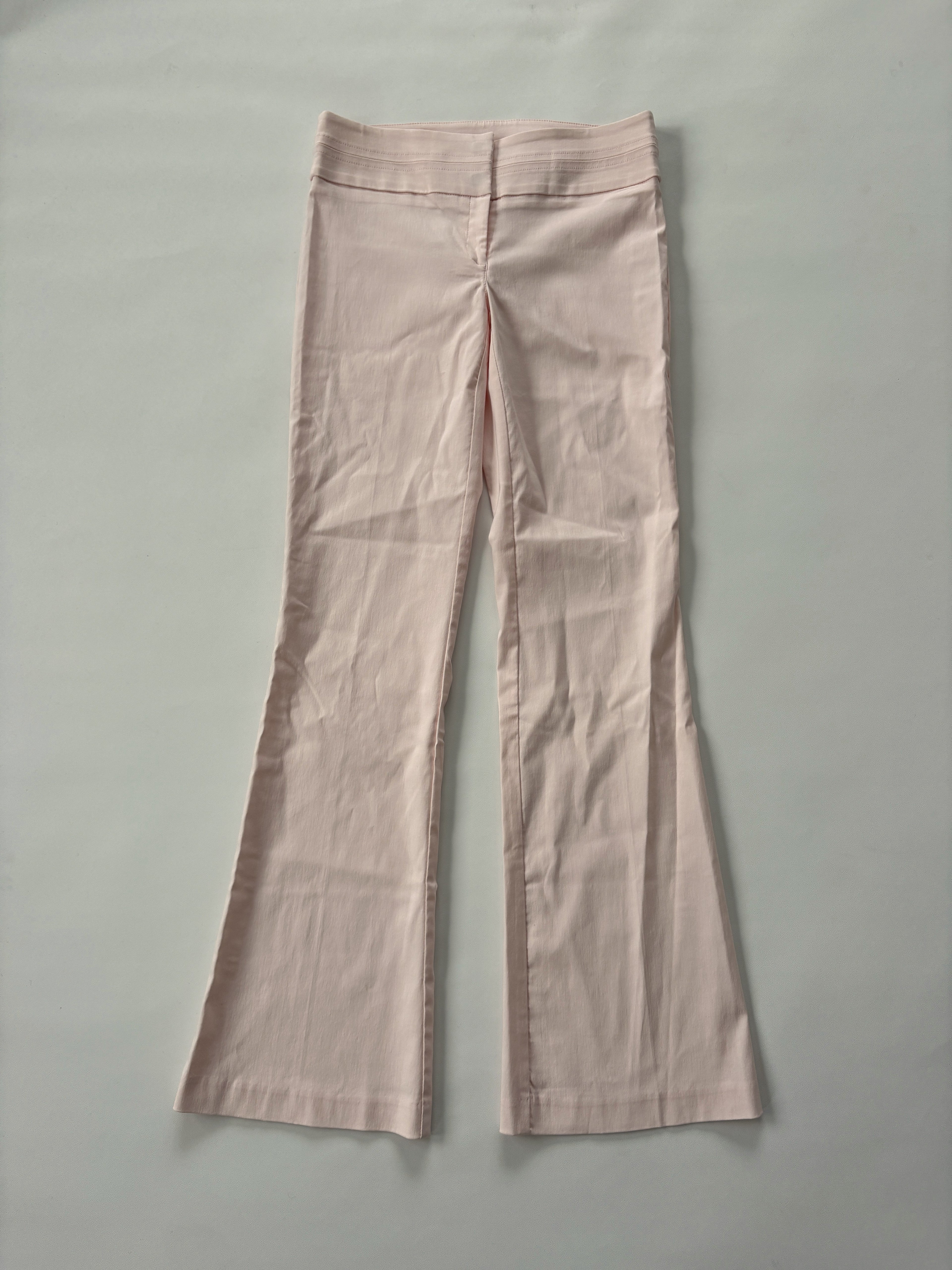 1206 / Pink Flare Trousers