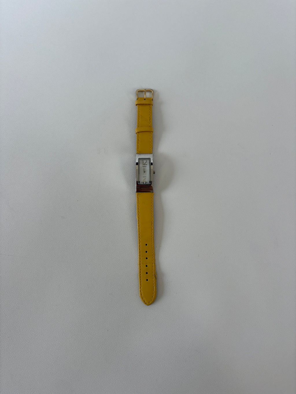1248 / Yellow Rectangle Watch