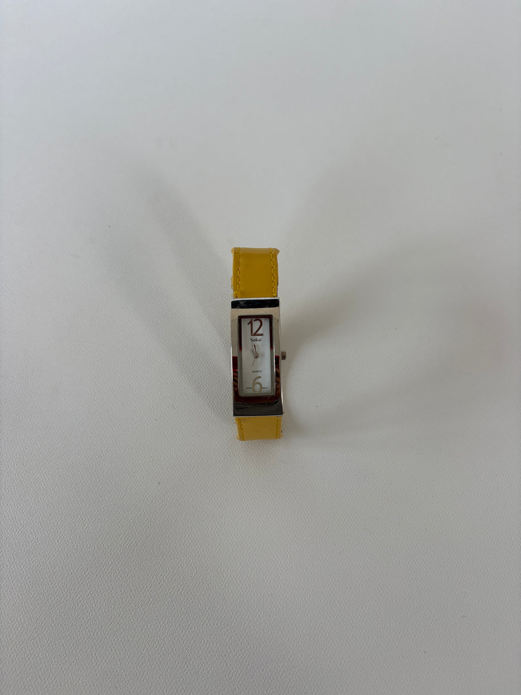 1248 / Yellow Rectangle Watch