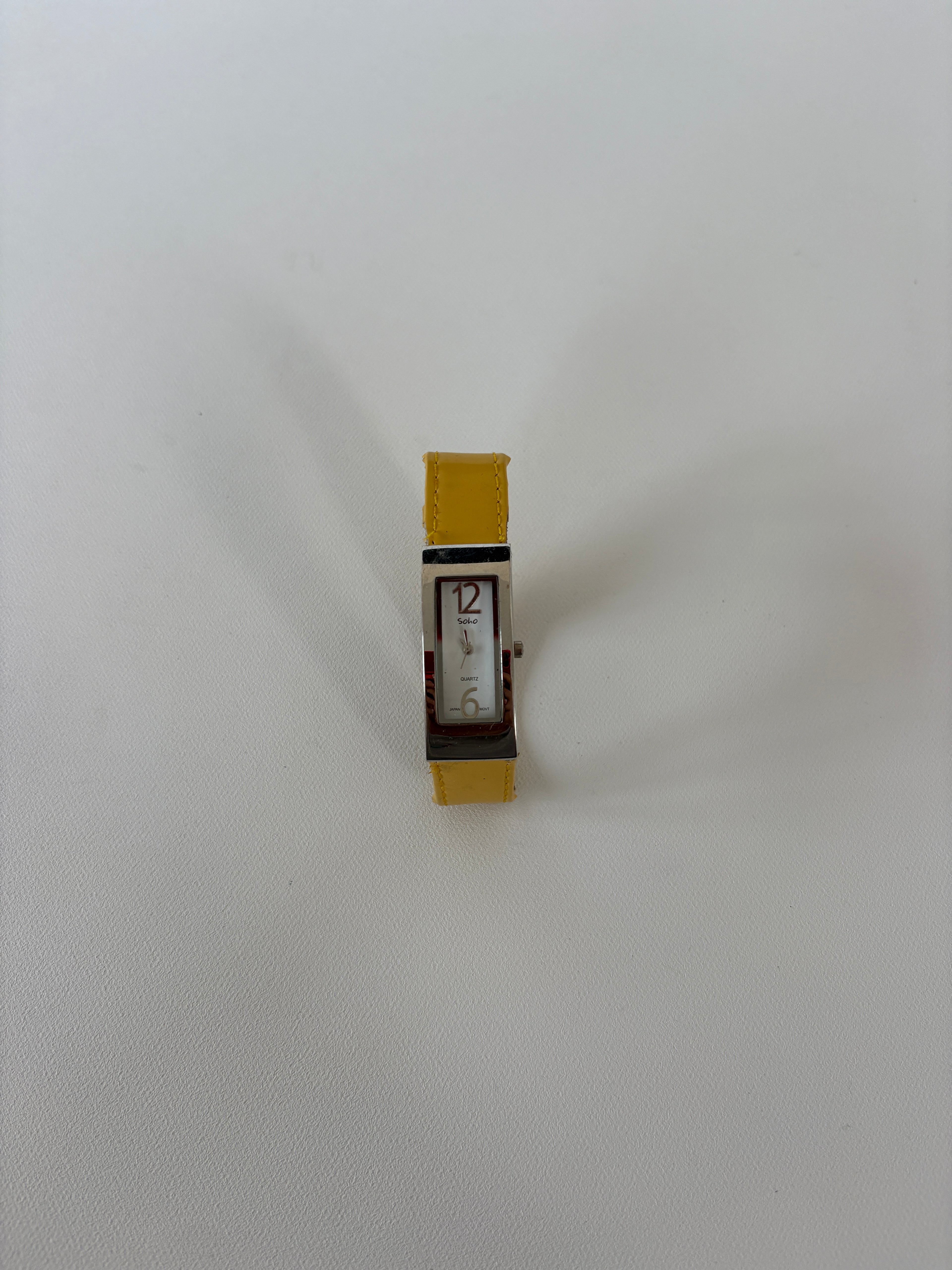 1248 / Yellow Rectangle Watch