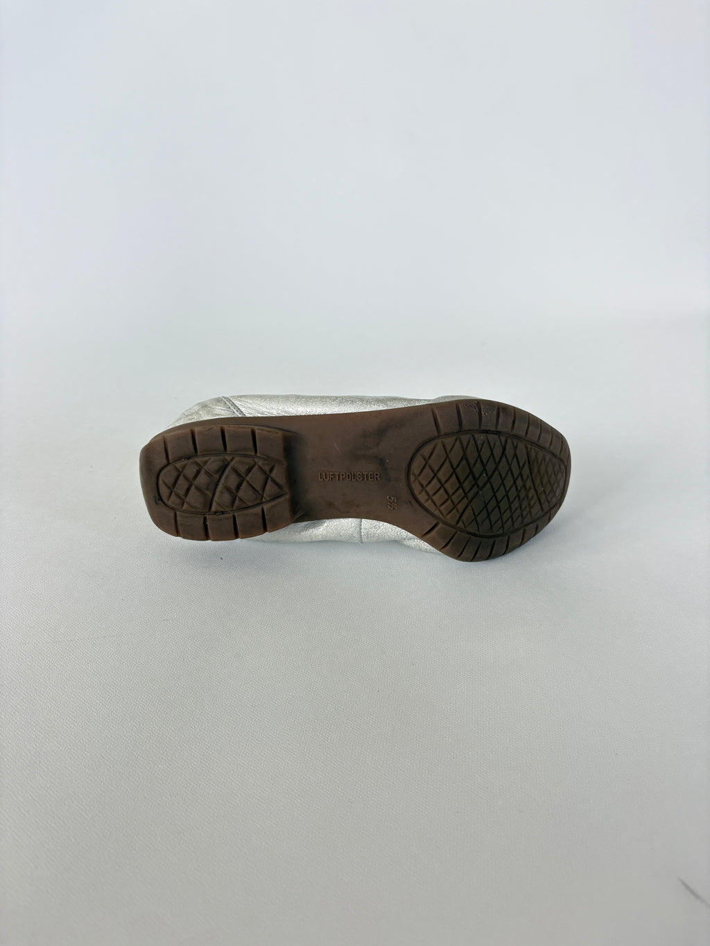 1272 - Silver Ballet Flats