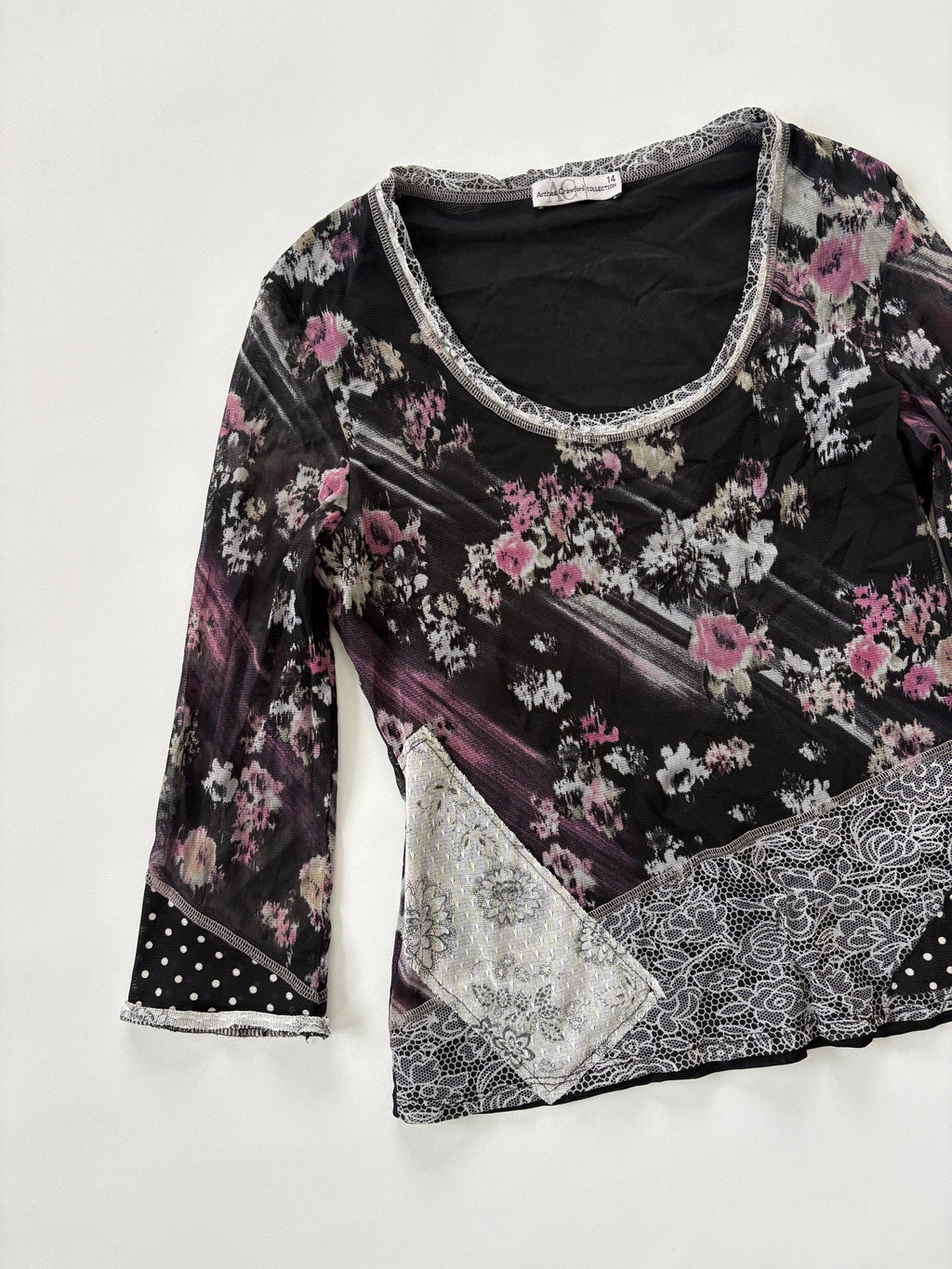 1281 / Vintage Mesh Quarter Sleeve