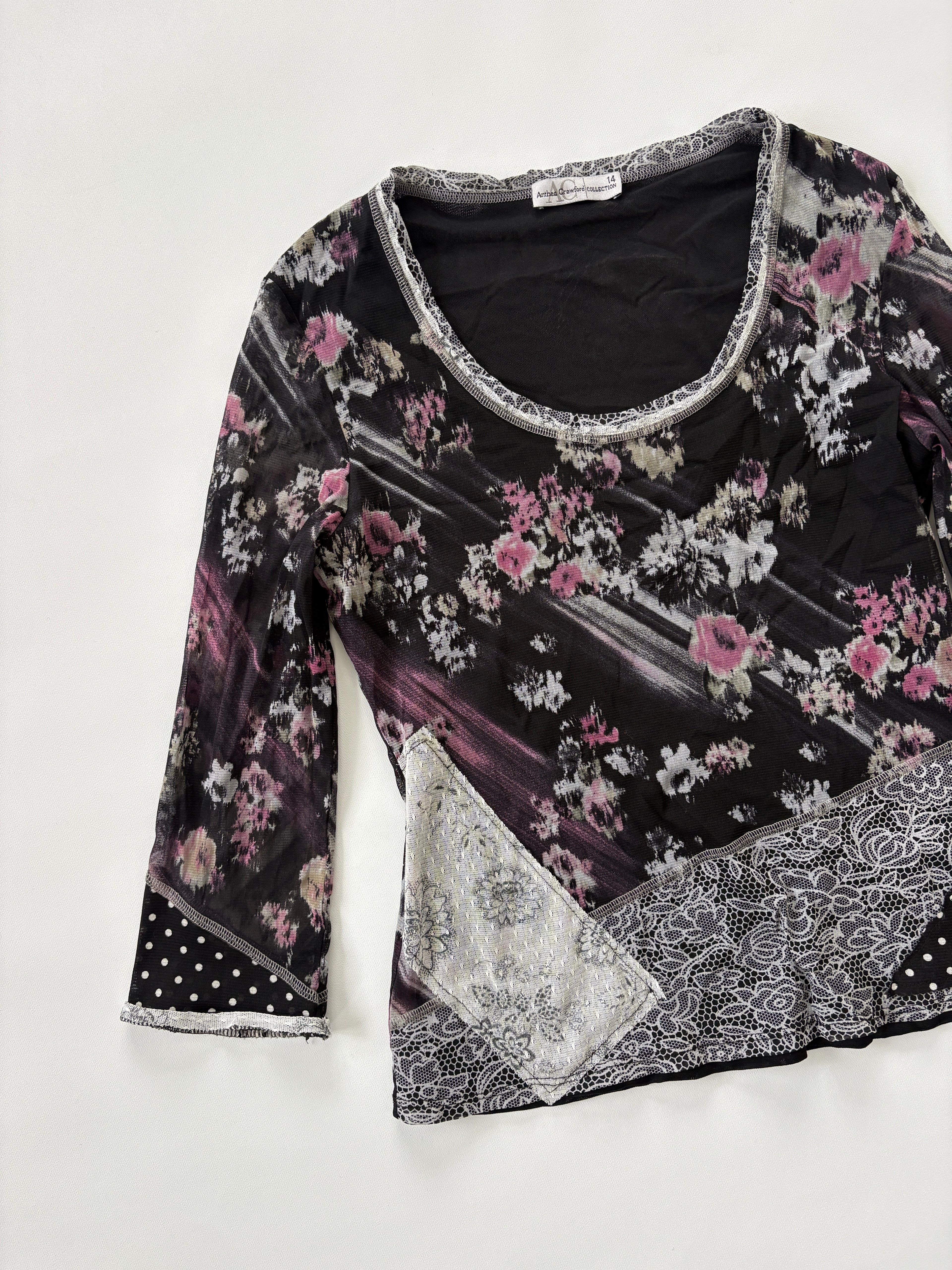 1281 / Vintage Mesh Quarter Sleeve