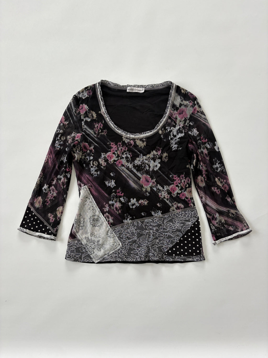 1281 / Vintage Mesh Quarter Sleeve