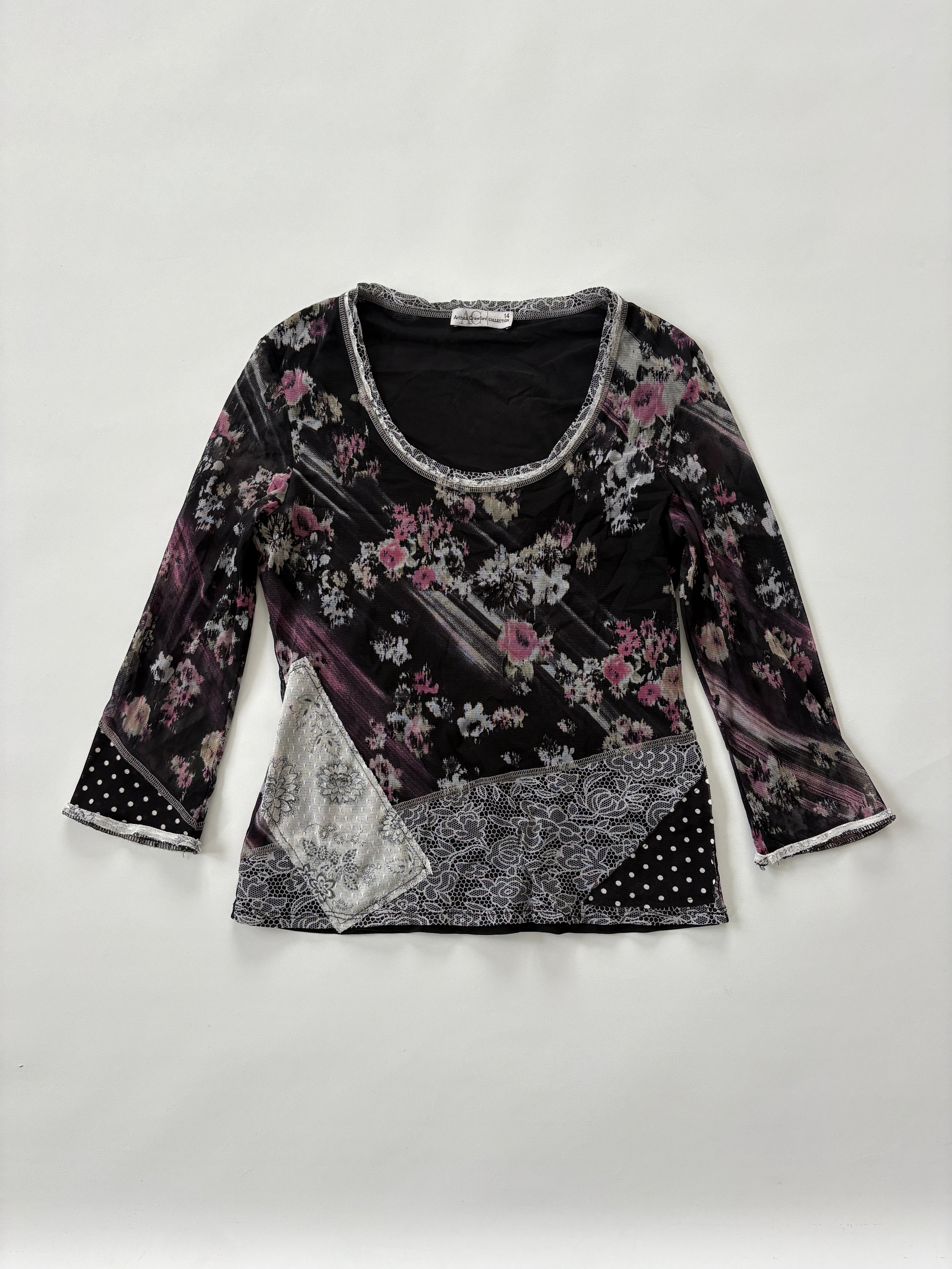 1281 / Vintage Mesh Quarter Sleeve