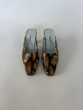 🔒1284 / Snake Skin Kitten Heels