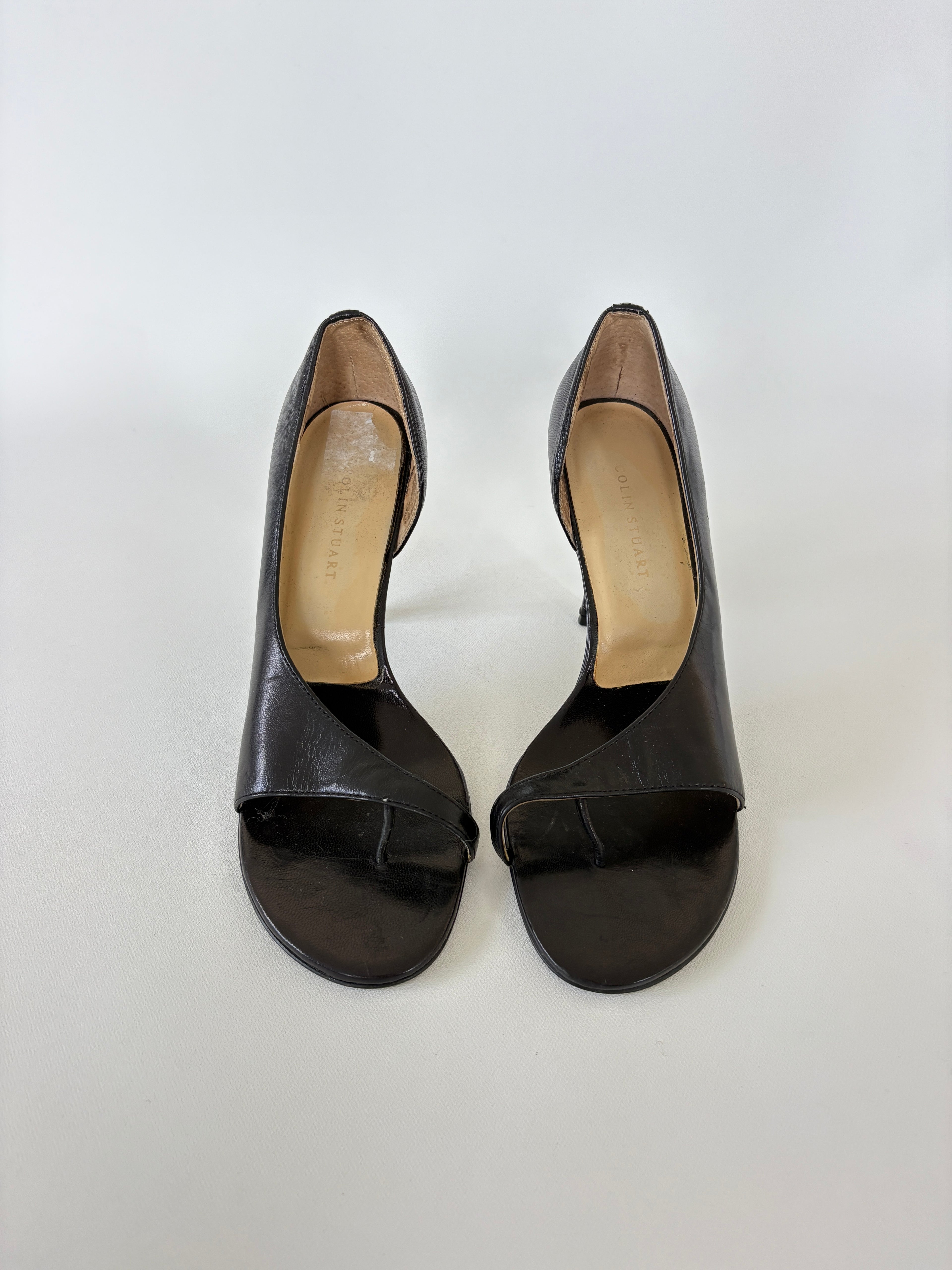 13 / Black Colin Stuart Split-Toe Heels