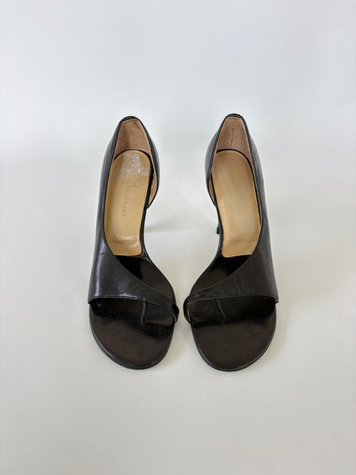 13 / Black Colin Stuart Split-Toe Heels