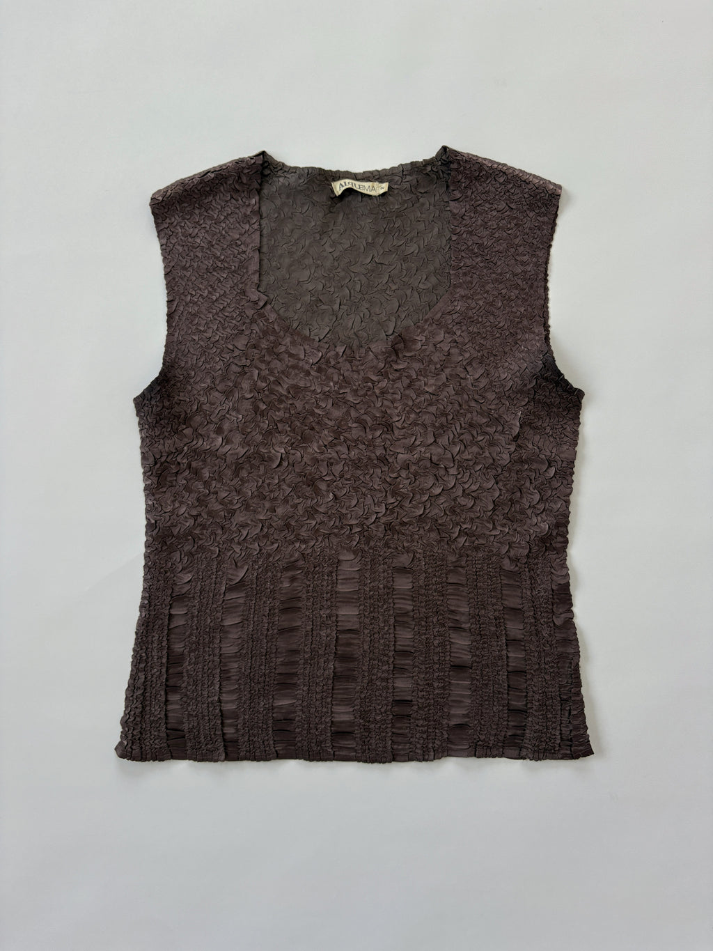 1301 / Vintage Brown Textured Tank