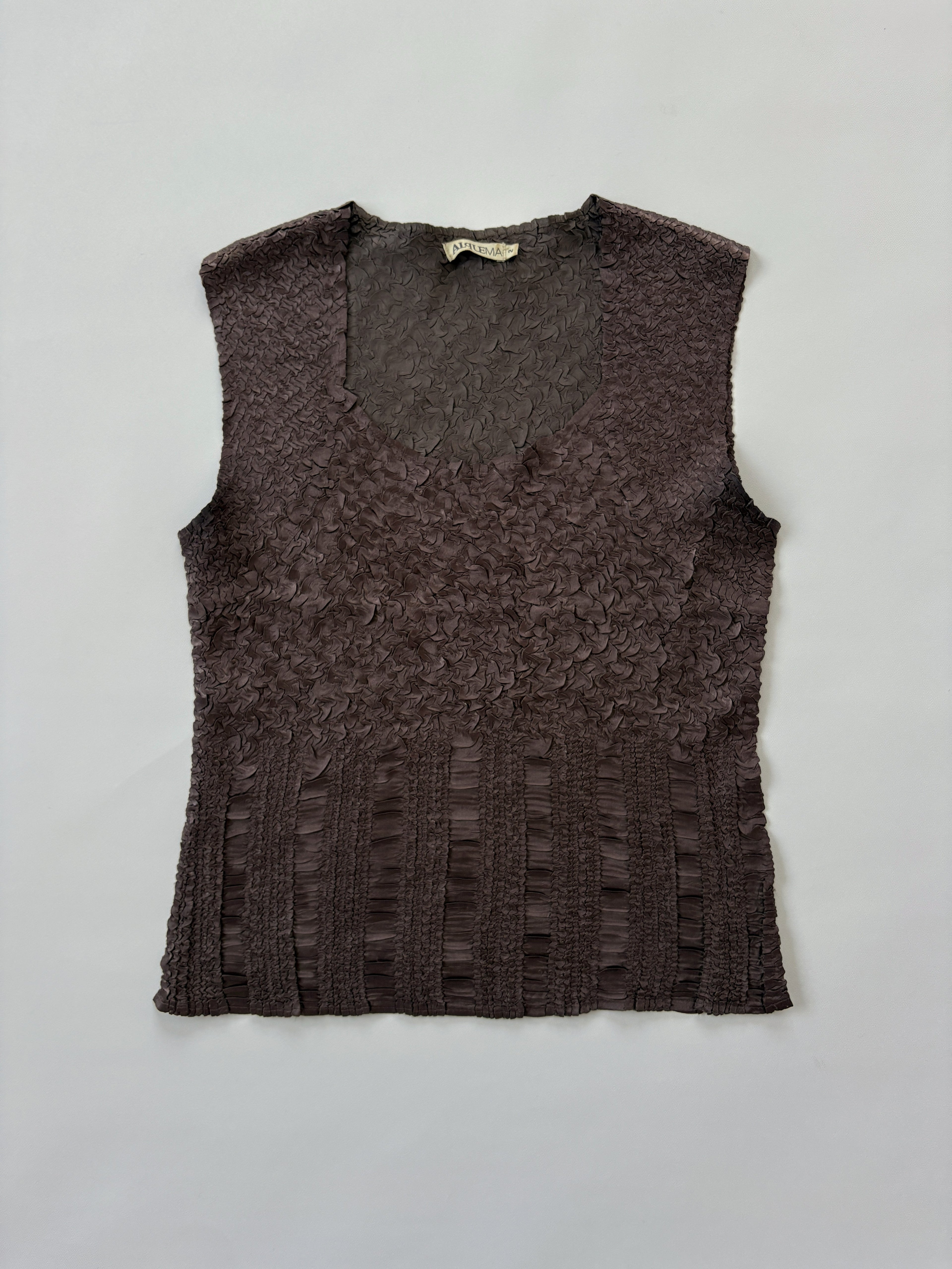 1301 / Vintage Brown Textured Tank