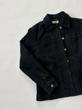 🔒1305 / Lined Dark Wash Denim Jacket