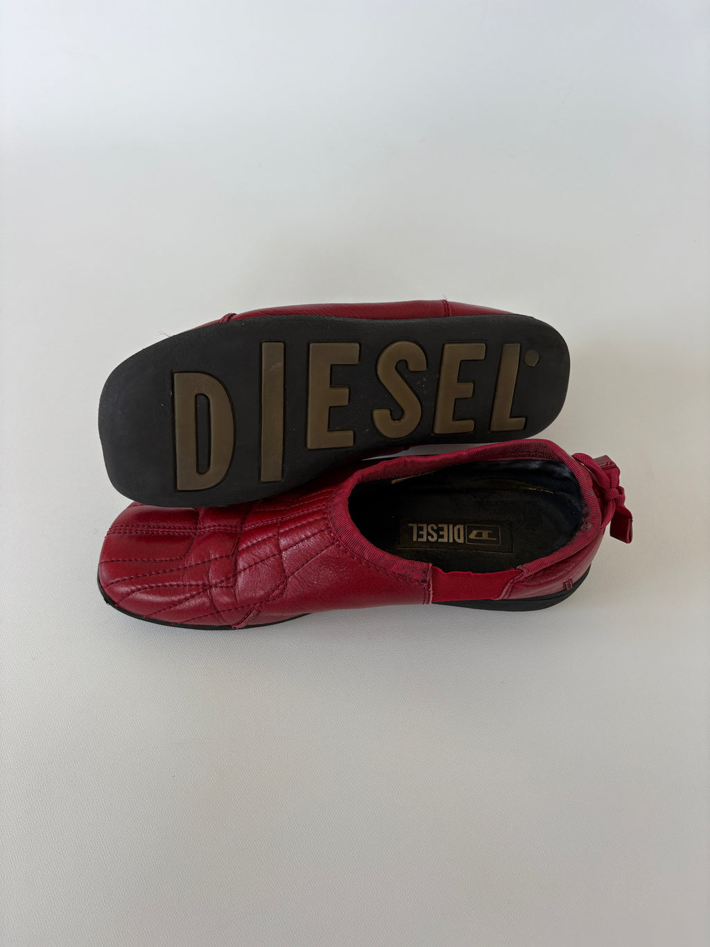 21 / Red Diesel Quilted Slip-On