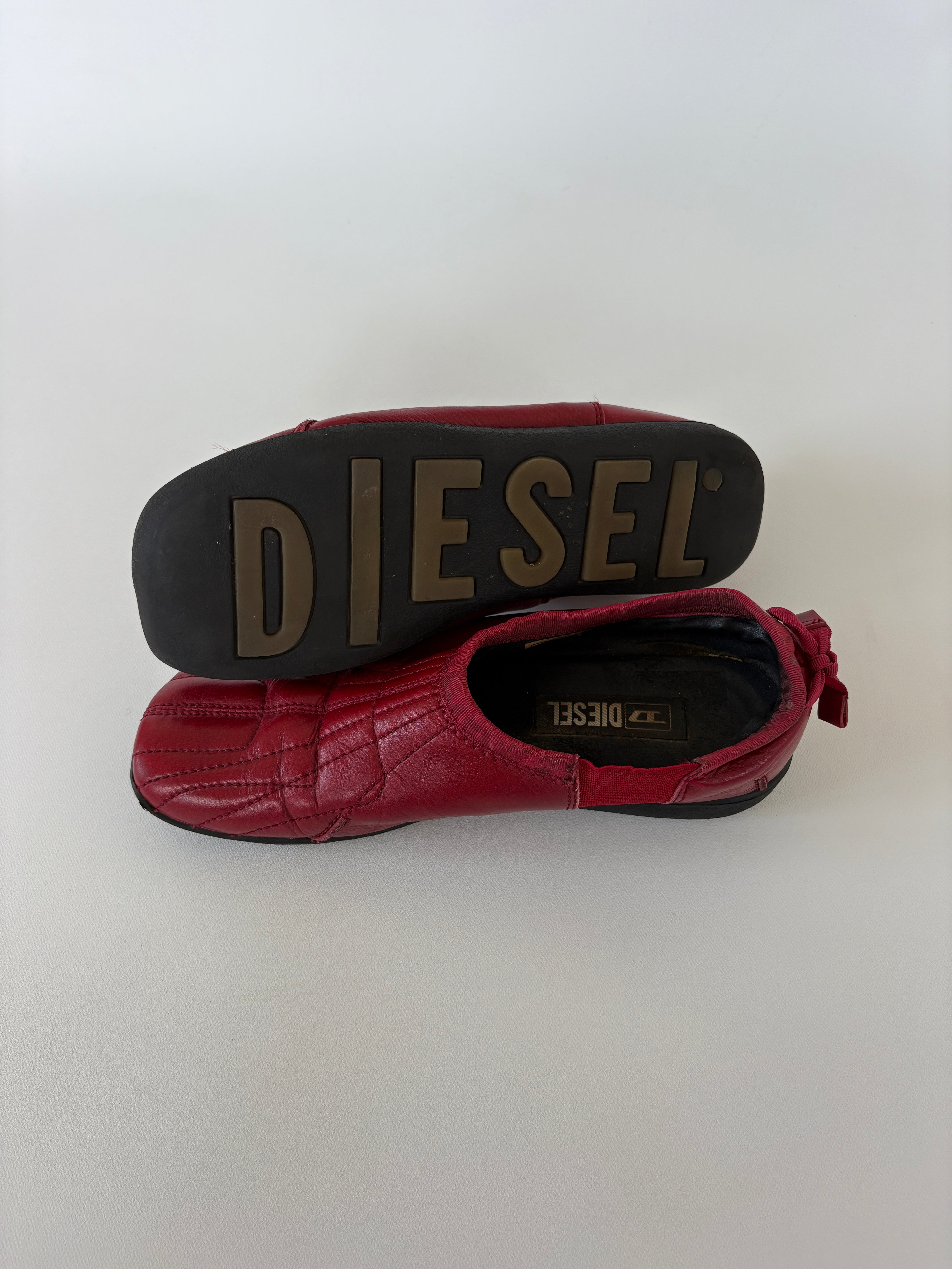 21 / Red Diesel Quilted Slip-On
