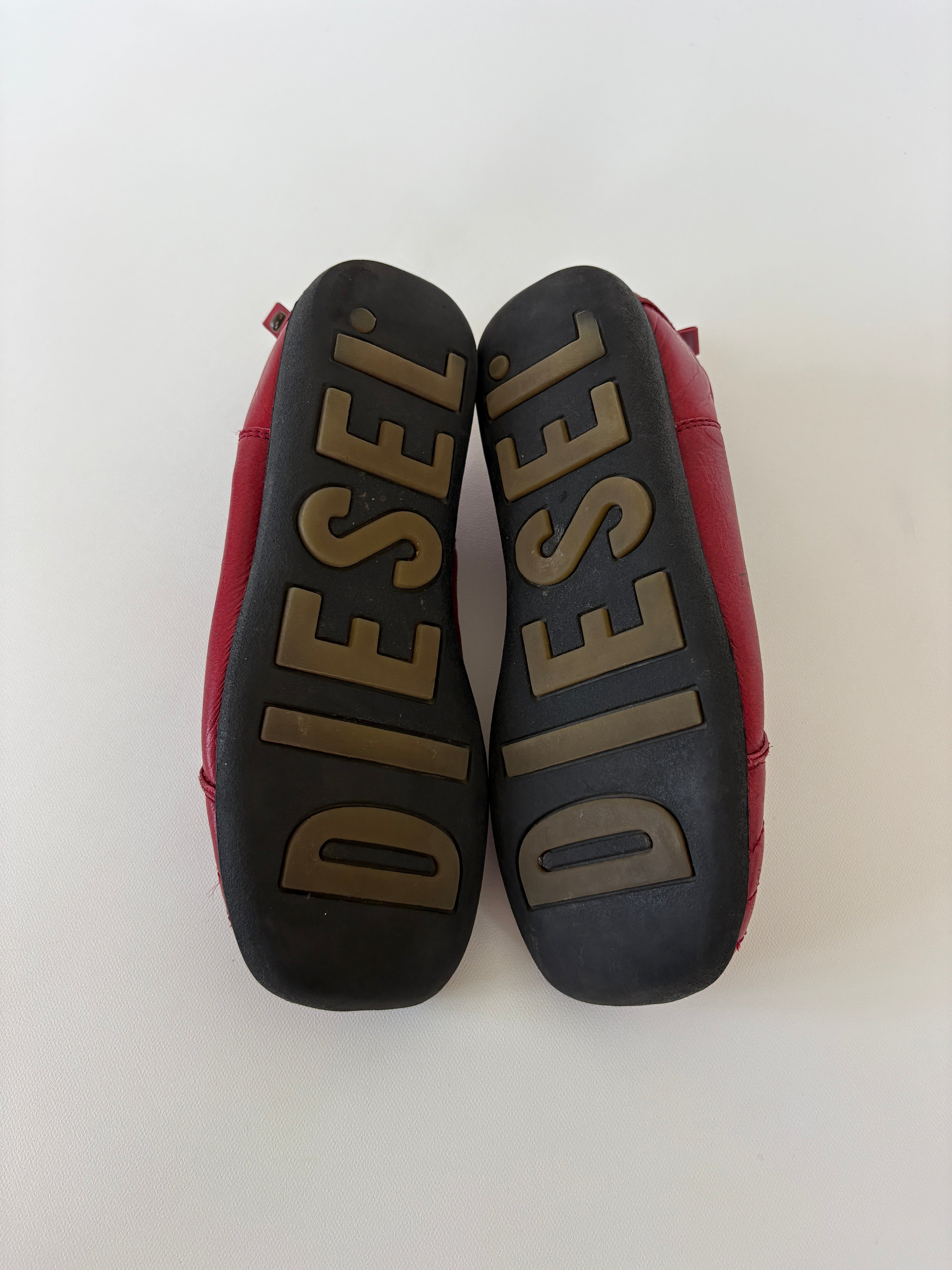 21 / Red Diesel Quilted Slip-On