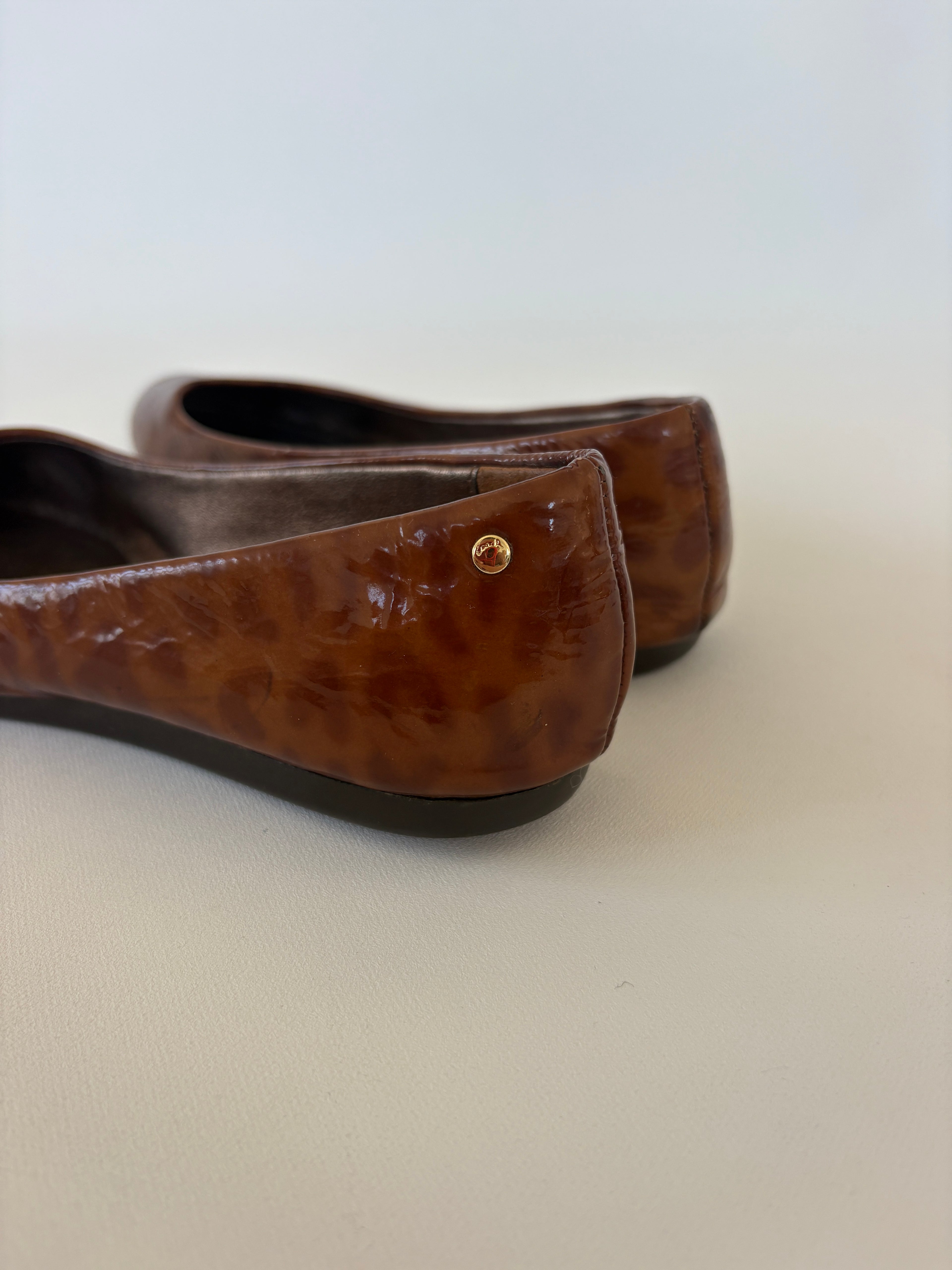 🔒25 / Coach Leopard Print Ballet Flats