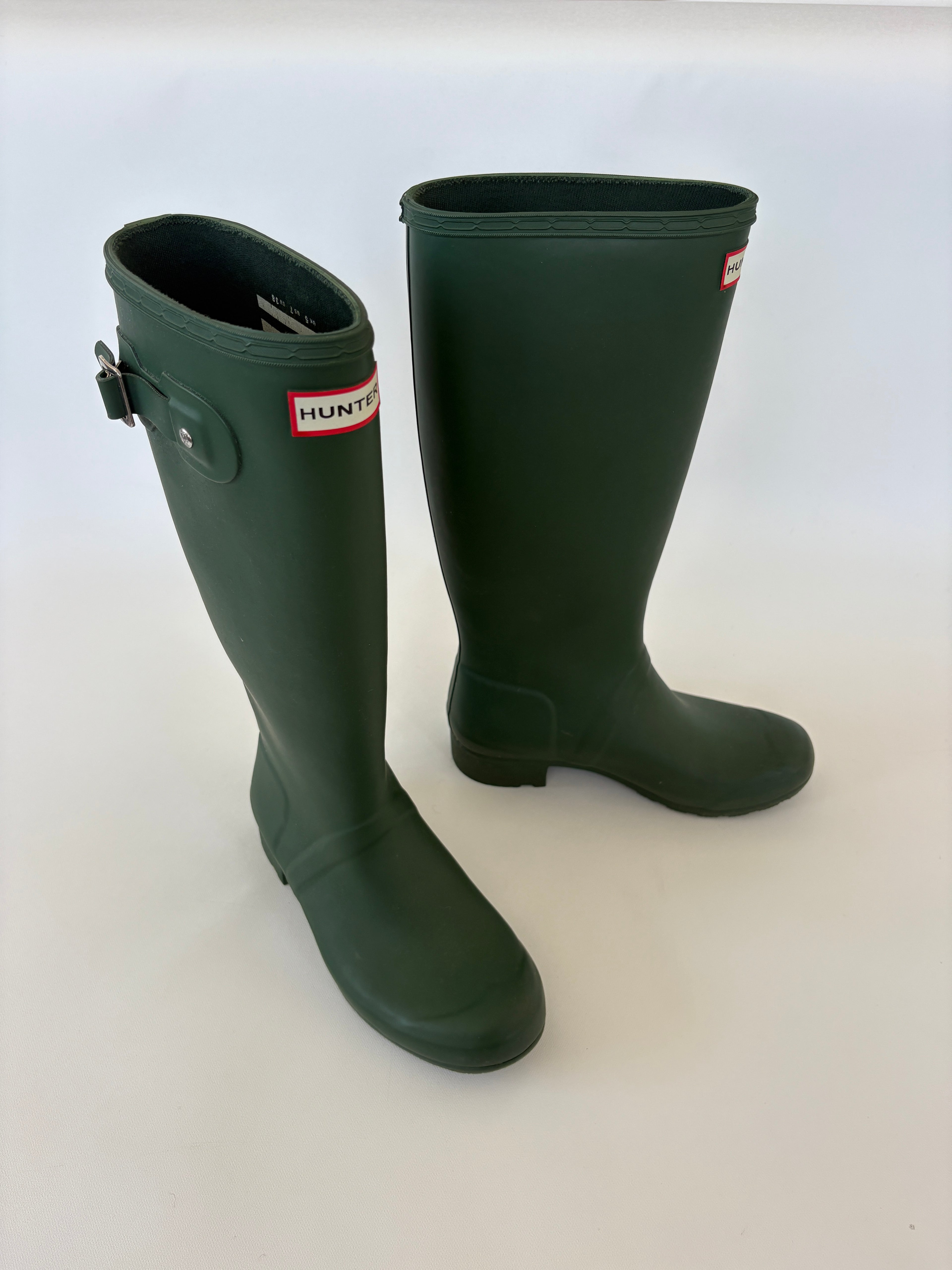 🔒 3 / Hunter Green Rainboots