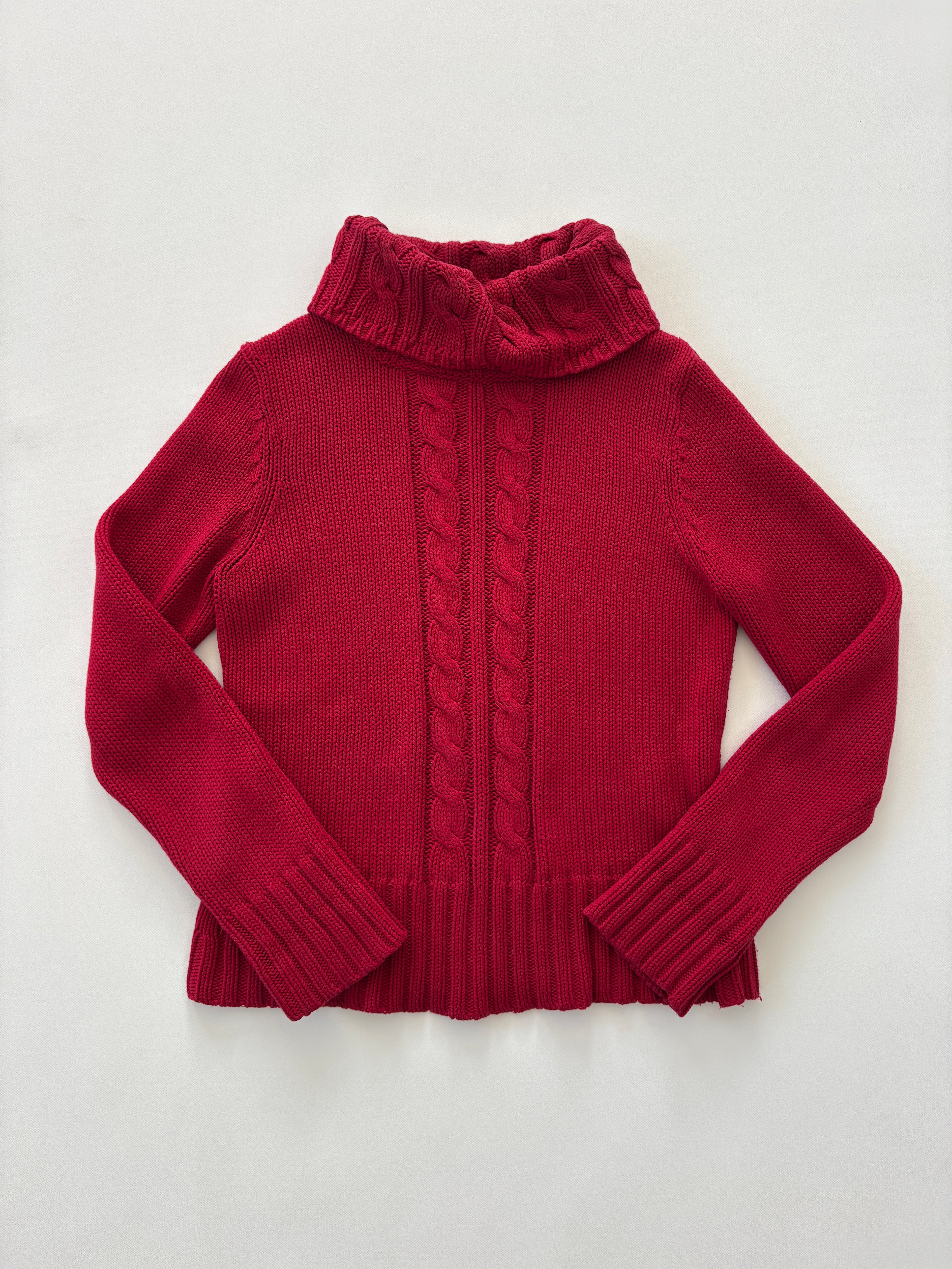 630 / Mexx Red Turtleneck Knit sweater