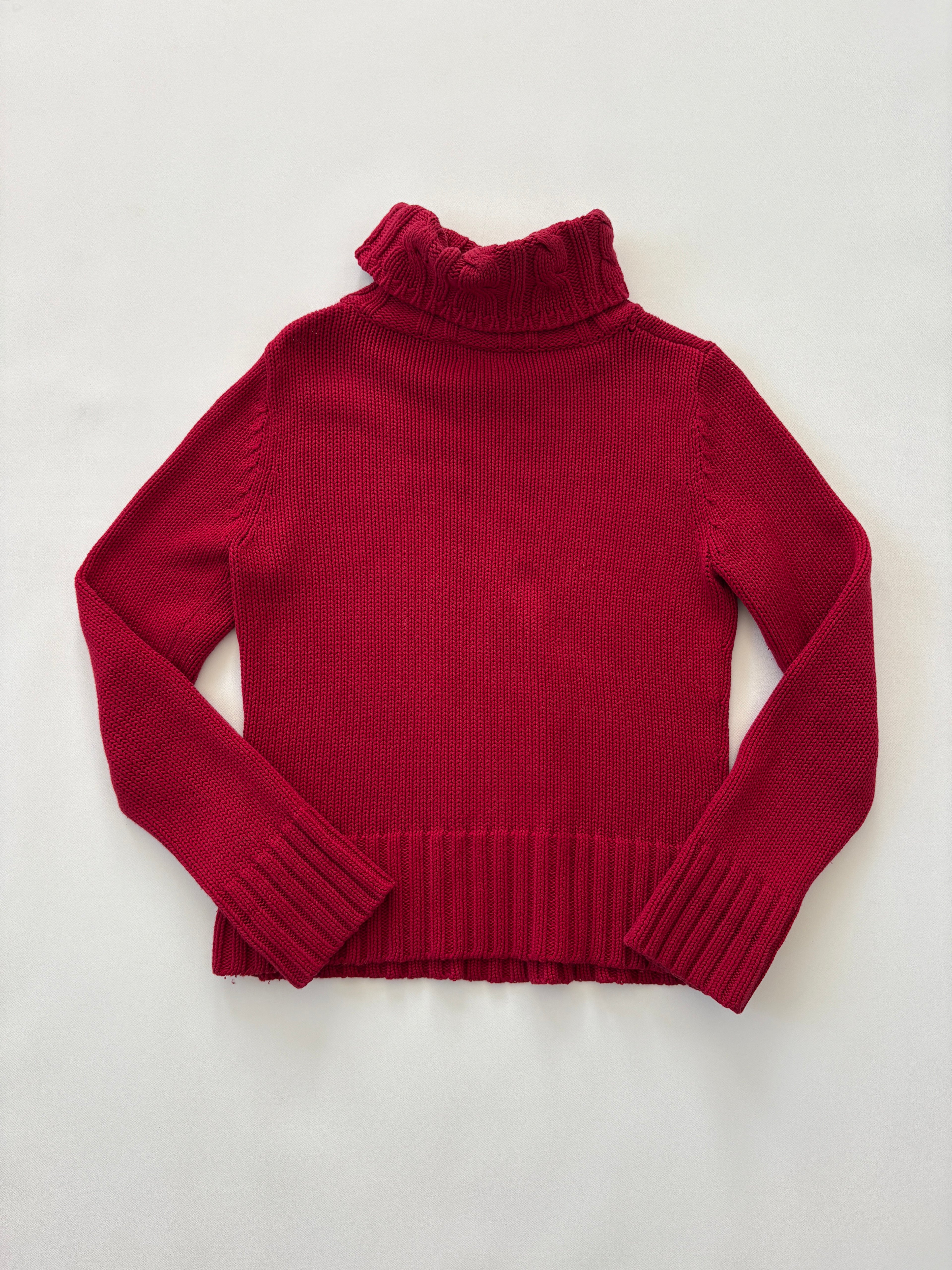 630 / Mexx Red Turtleneck Knit sweater