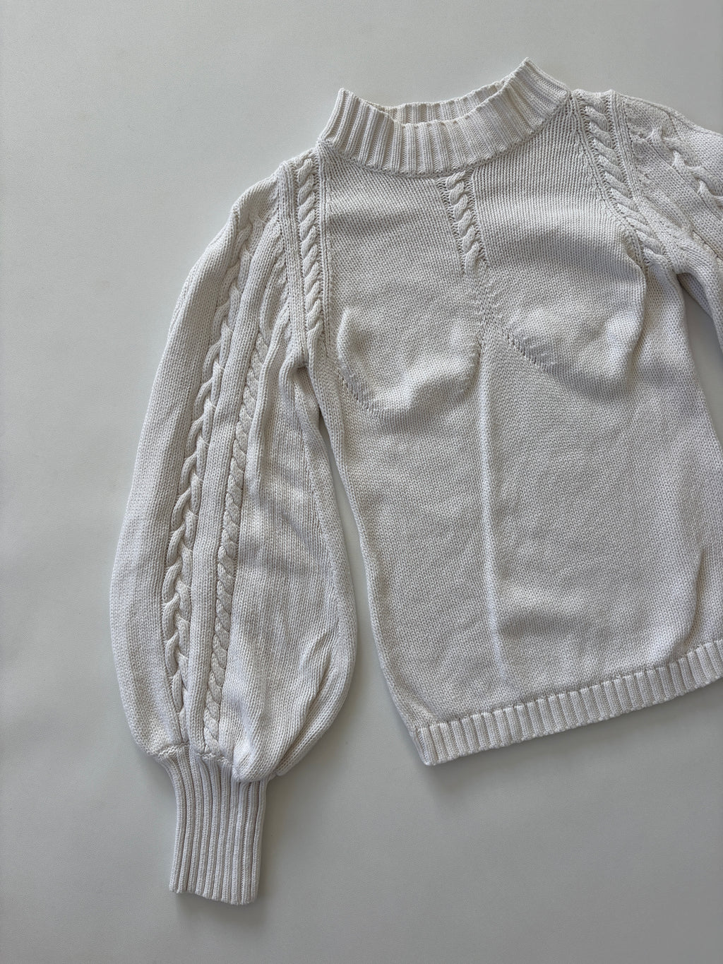 650 / Joslin White Knit Jumper