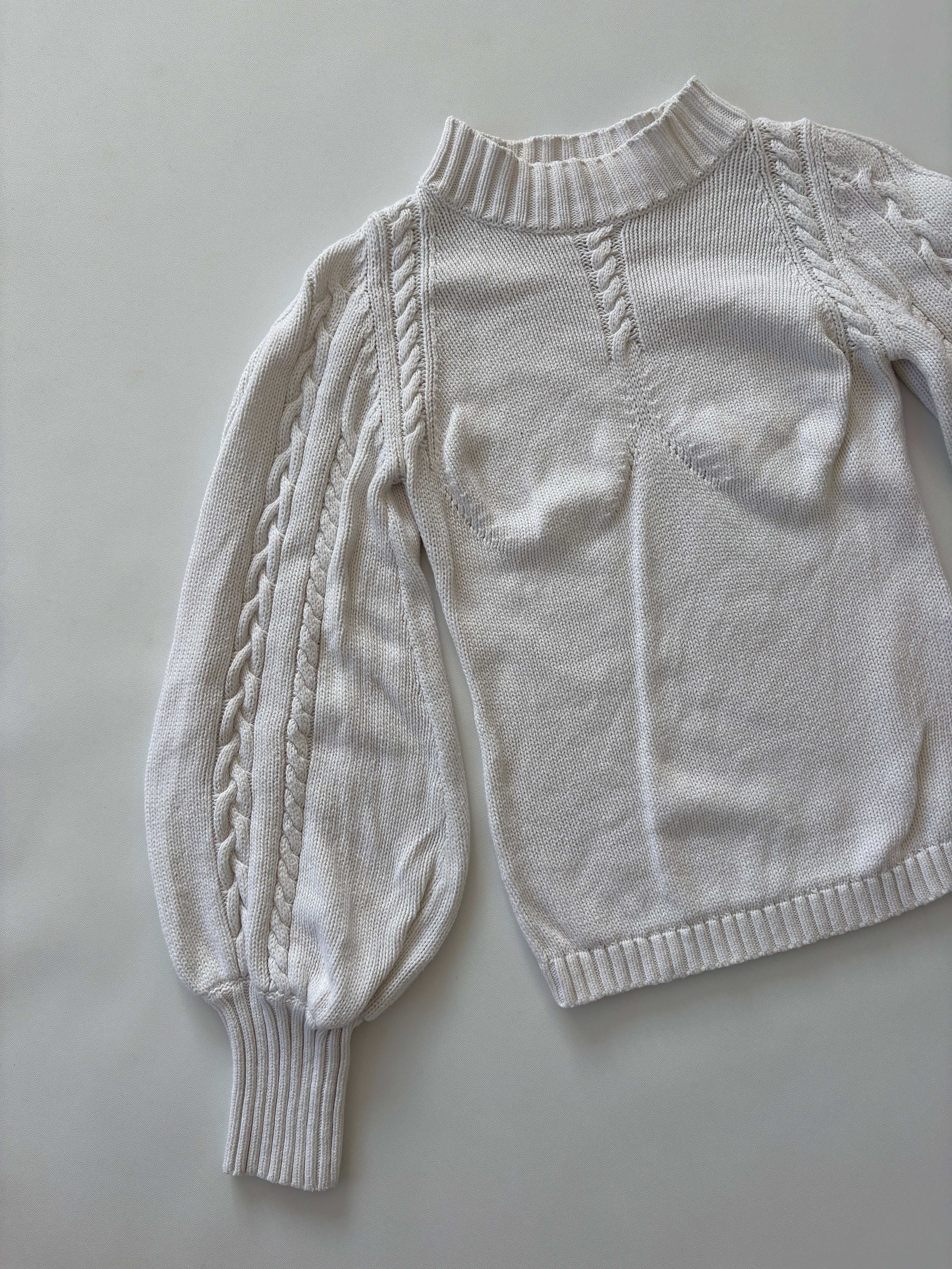 650 / Joslin White Knit Jumper
