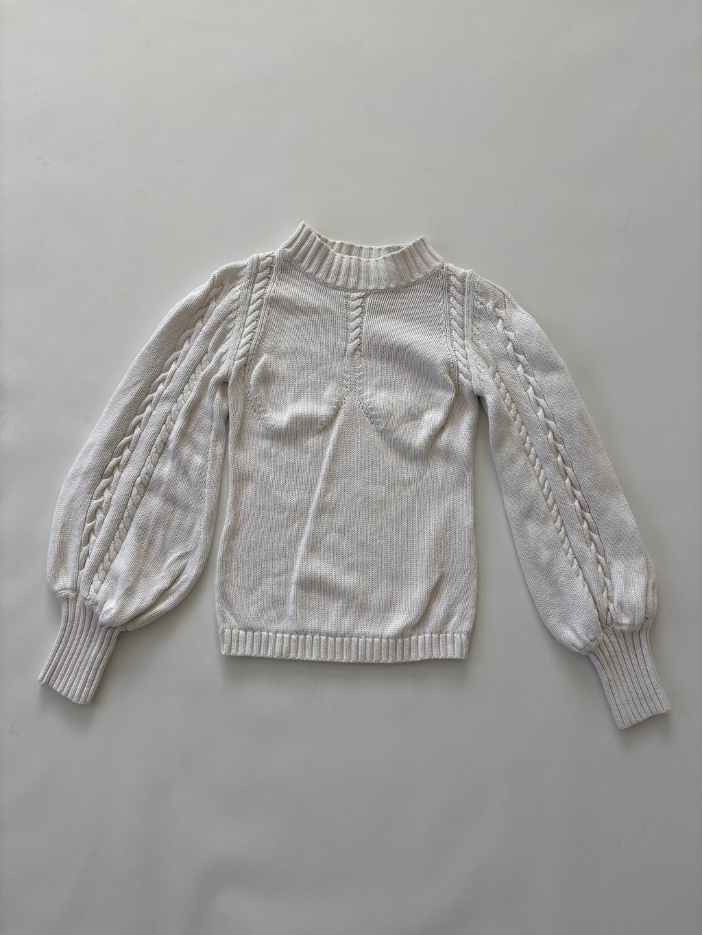 650 / Joslin White Knit Jumper